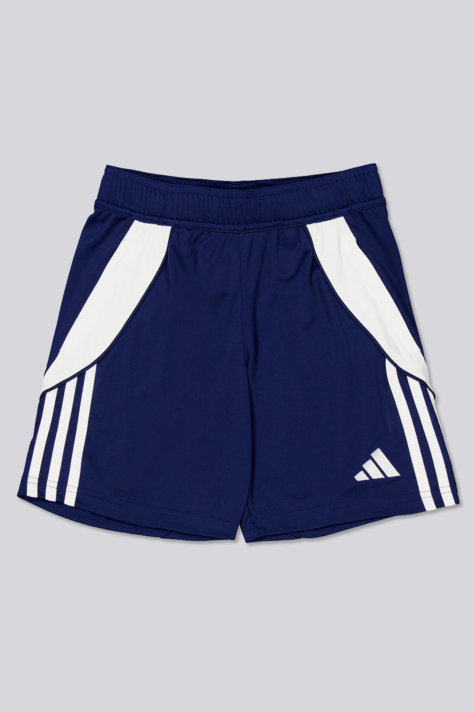 Pantalón corto entrenamiento Tiro 24 (Adolescentes) 128 Team Navy Blue 2 / White Niño
