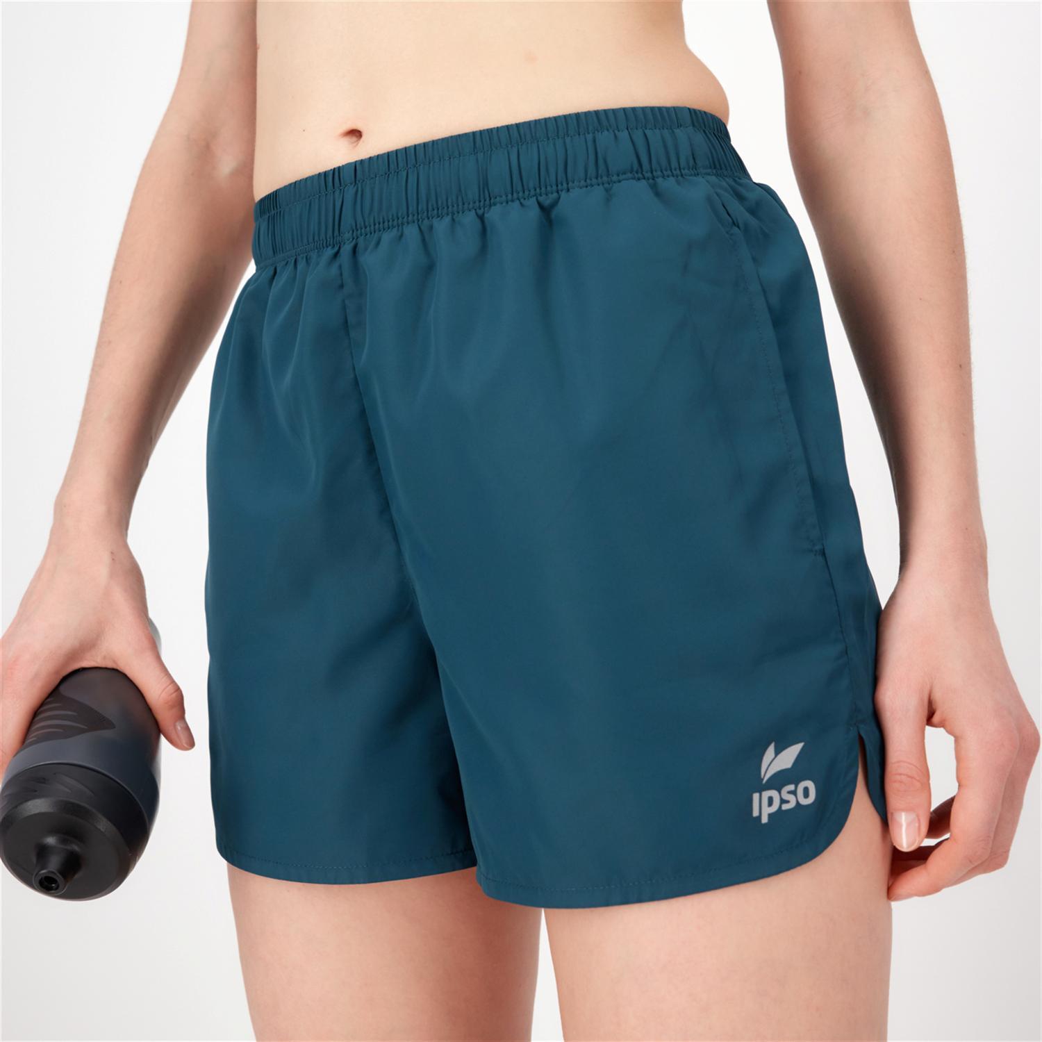 Pantalón Corto Ipso - Verde - Pantalón Running Mujer talla XL