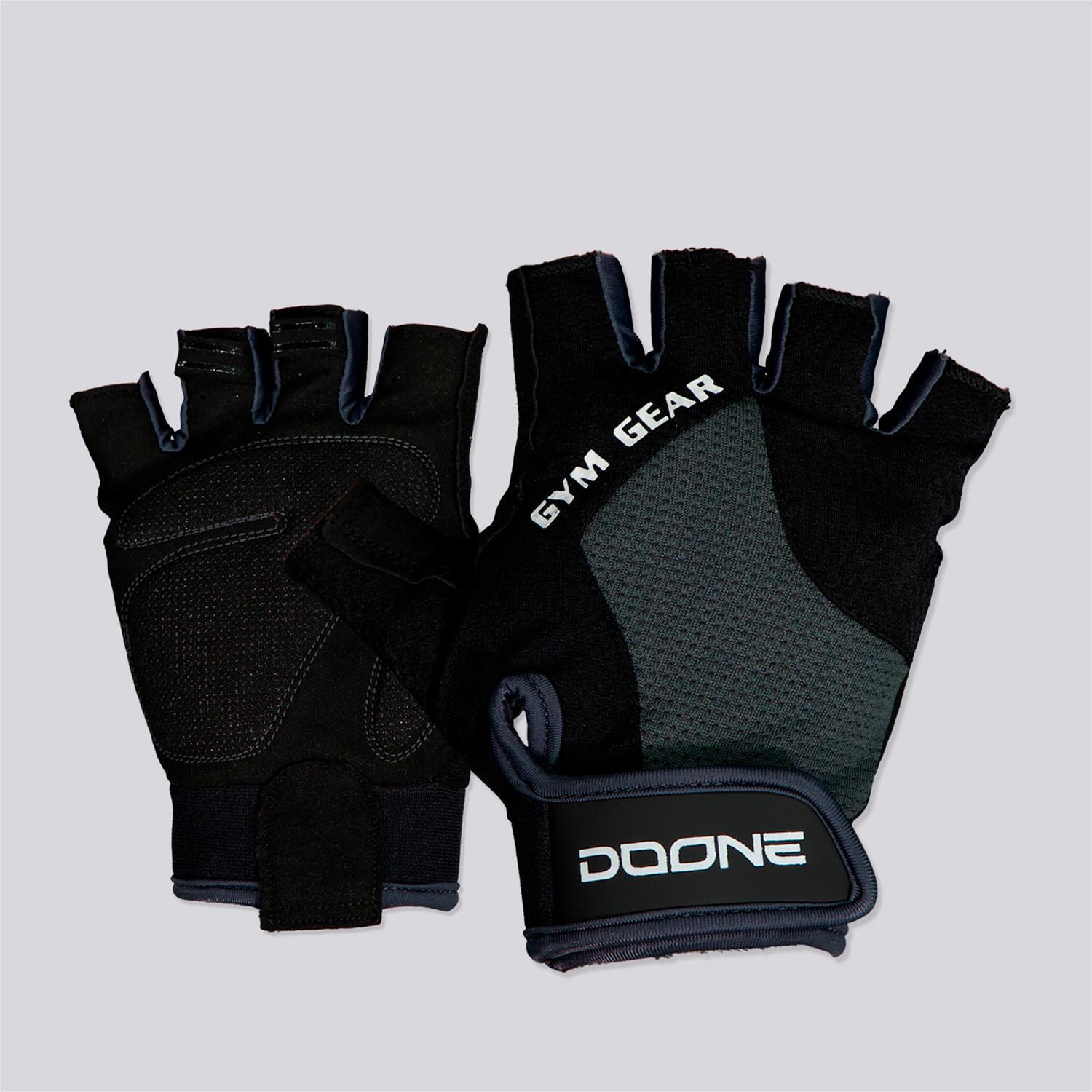 Guantes Doone - Negro - Guantes Cortos Gimnasio talla XS