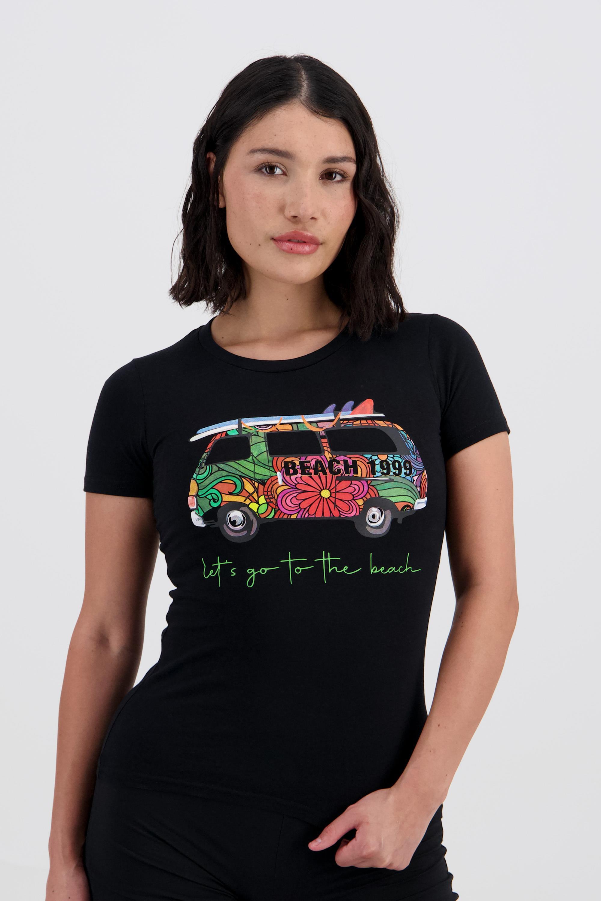 Camiseta Silver - Negro - Camiseta Mujer talla
