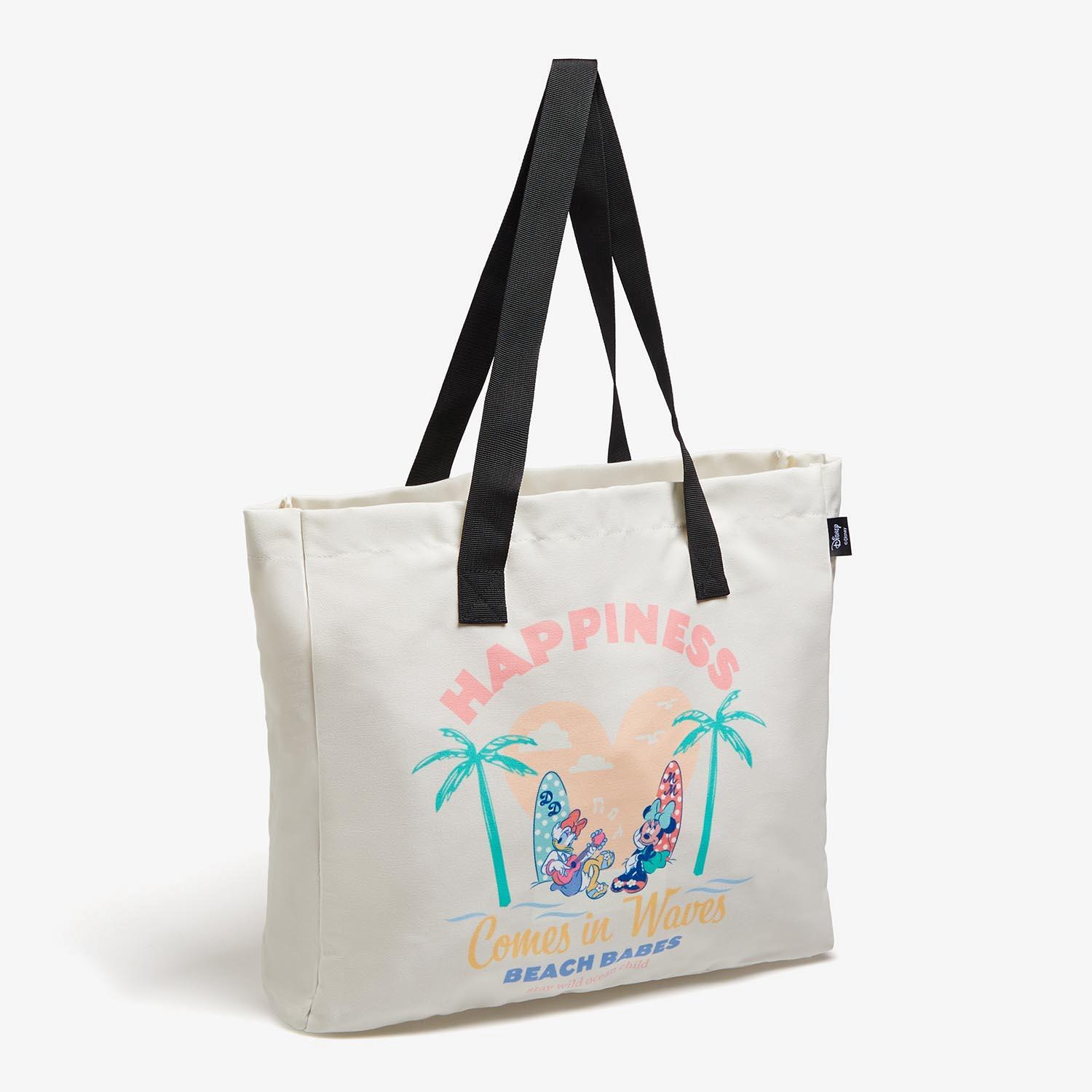 Bolso Minnie - Beige - Bolso Tote Playa Disney talla T.U.