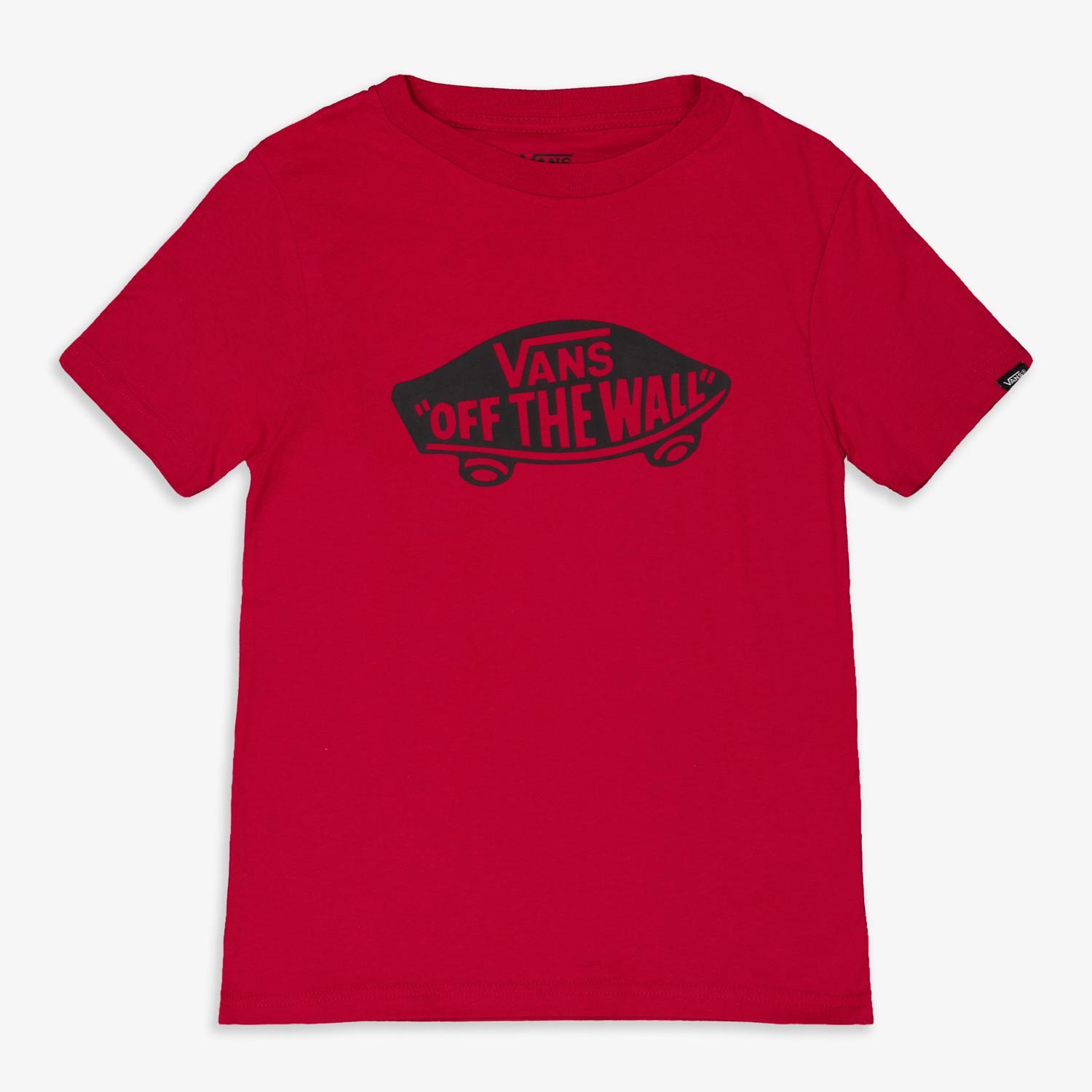 Camisetas vans mujer sales rojas