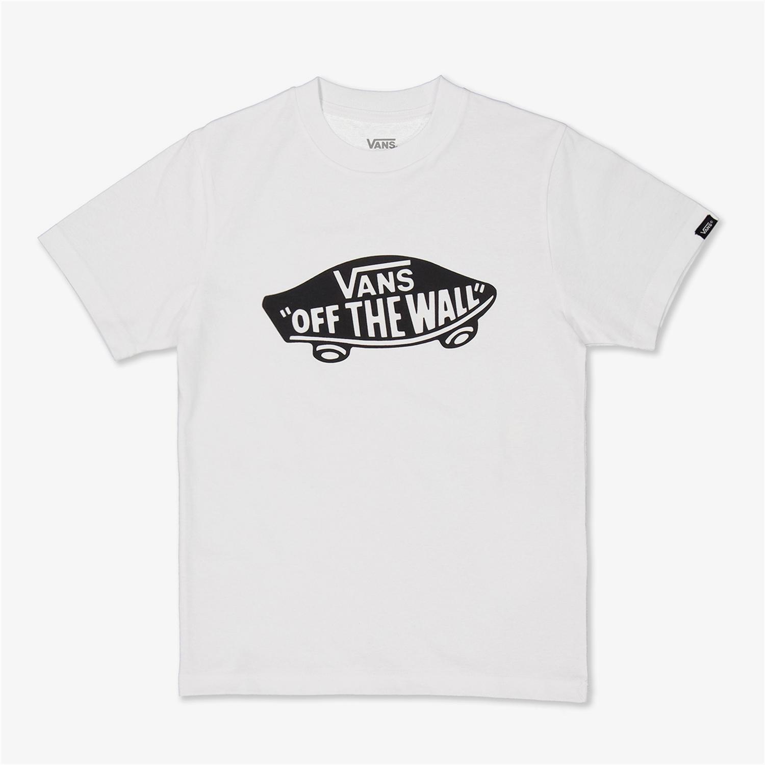 Camiseta Vans - Blanco - Camiseta Niño talla 10