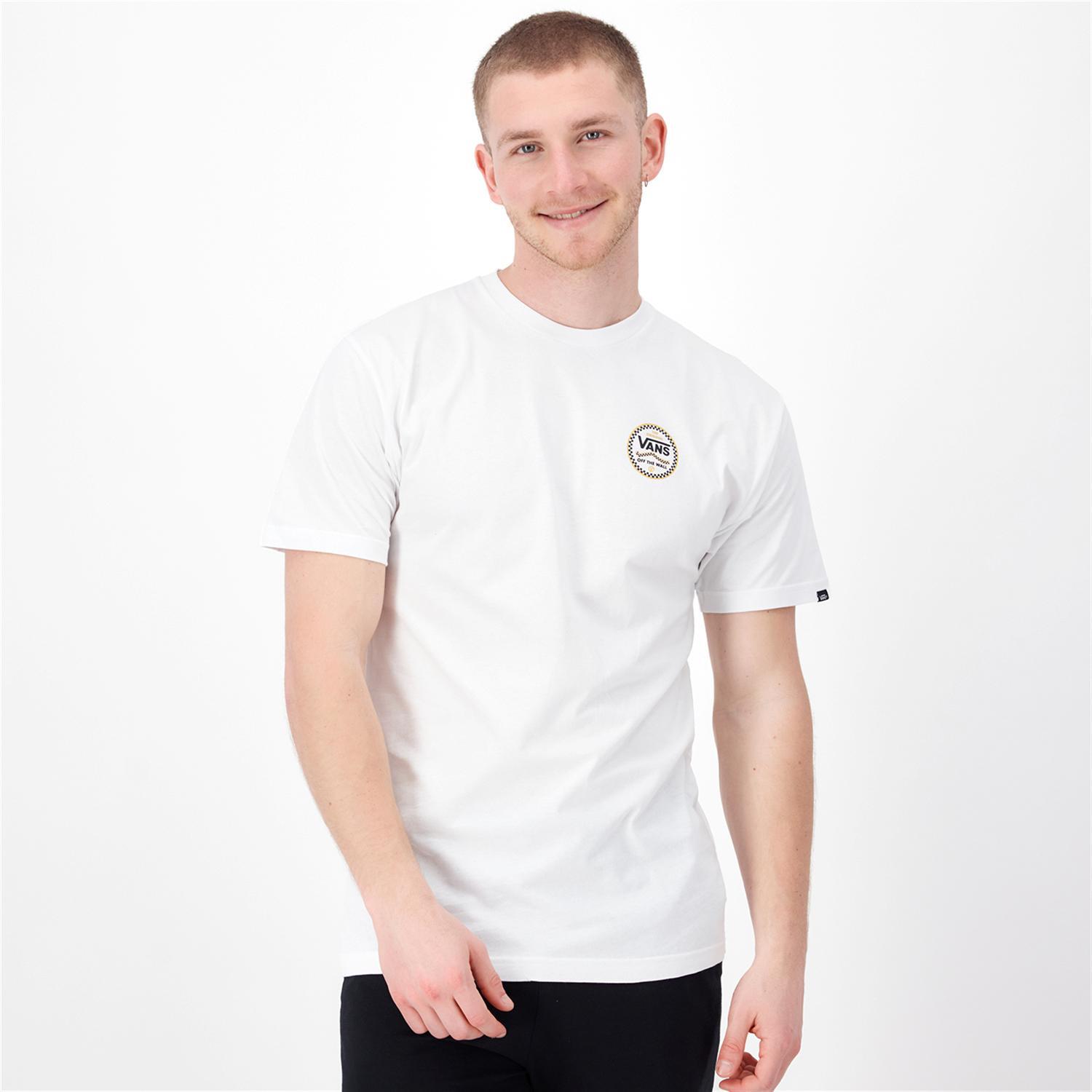 Vans Back Logo - Blanco - Camiseta Hombre talla S