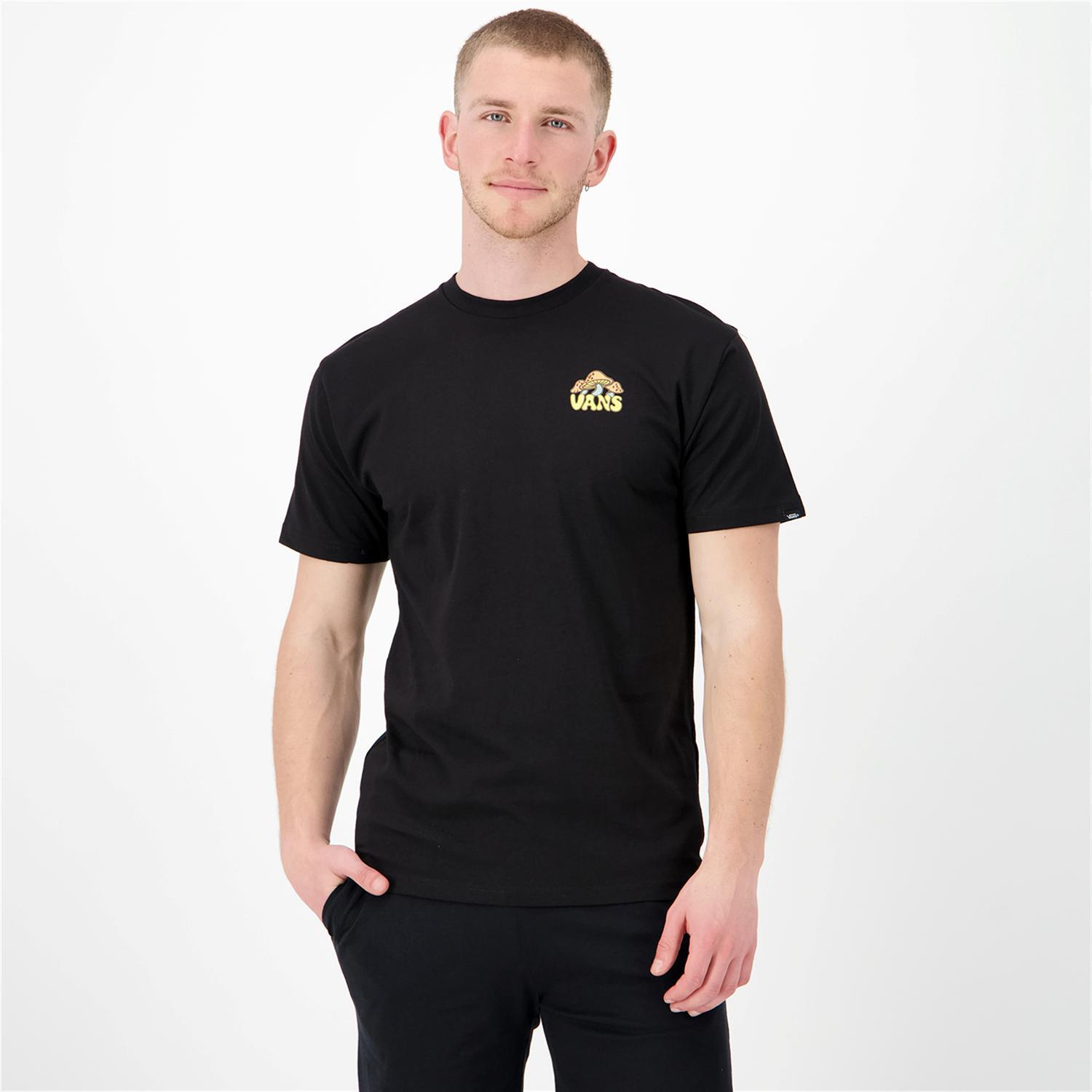 Vans Back Logo - Negro - Camiseta Hombre talla XL