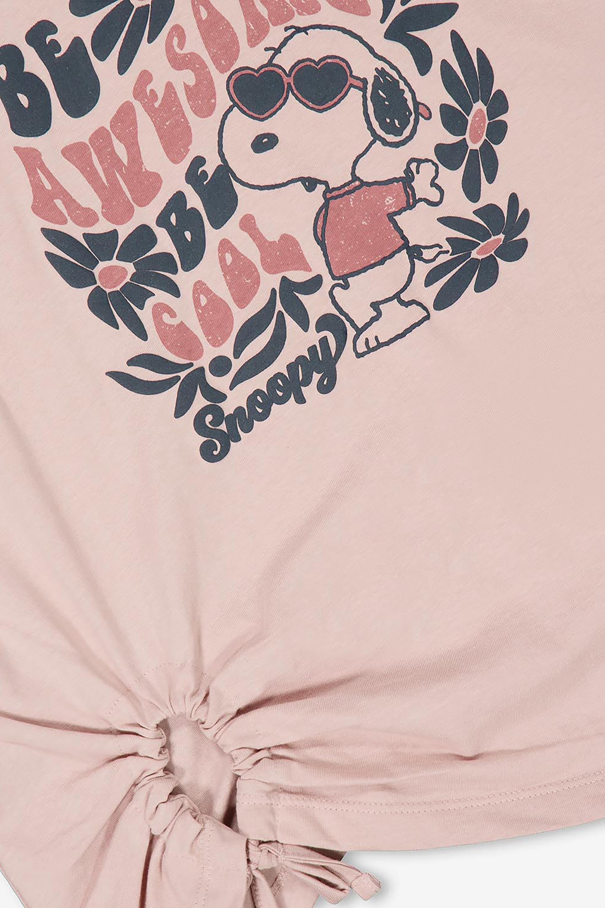 Camiseta Snoopy - Rosa - Camiseta Niña Peanuts | Sprinter