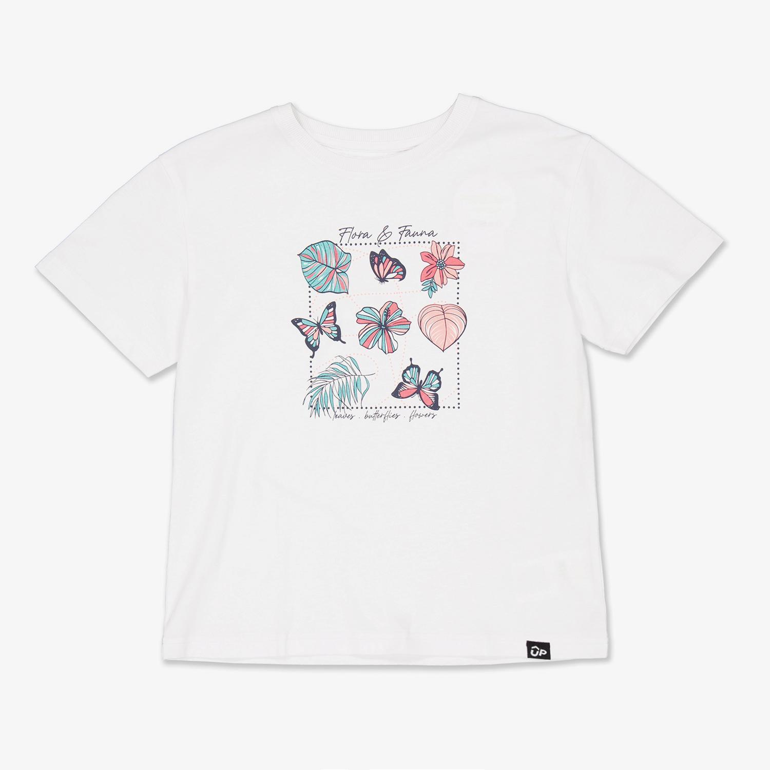 Up Basic 2 - Blanco - Camiseta Niña talla 14
