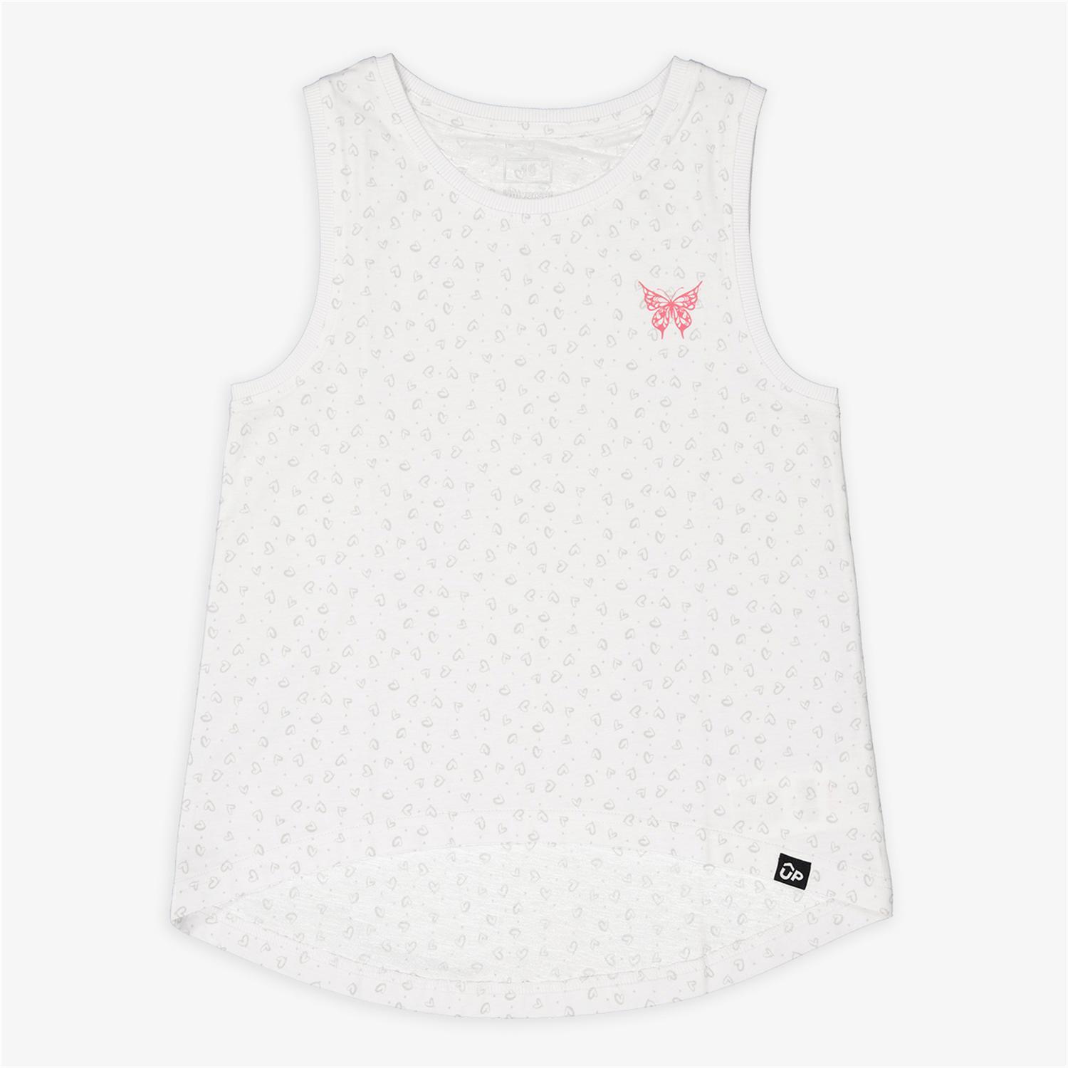 Camiseta Up - Blanco - Camiseta Tirantes Niña talla 12