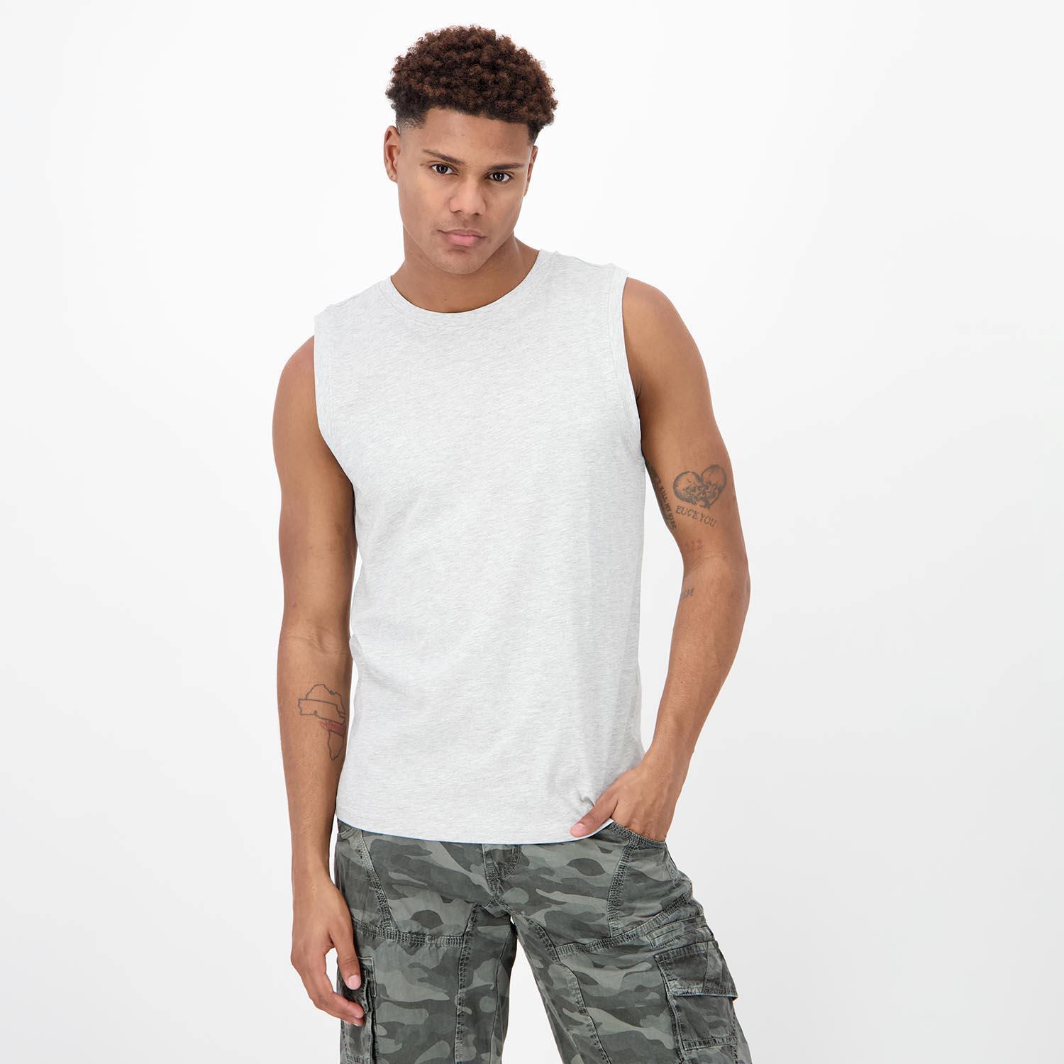 Up Basic - Gris - Camiseta Sin Mangas Hombre talla 2XL