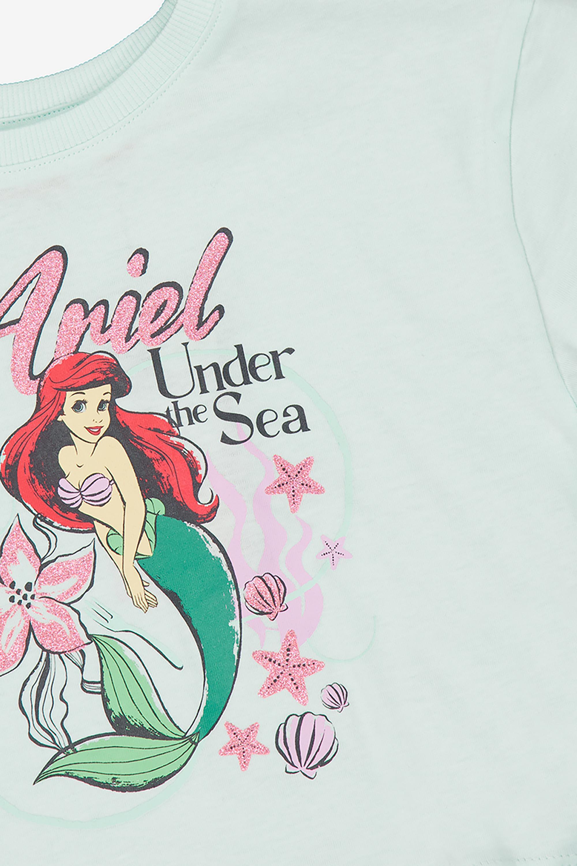 Camiseta Ariel - Celeste - Camiseta Niña Princesas talla 8