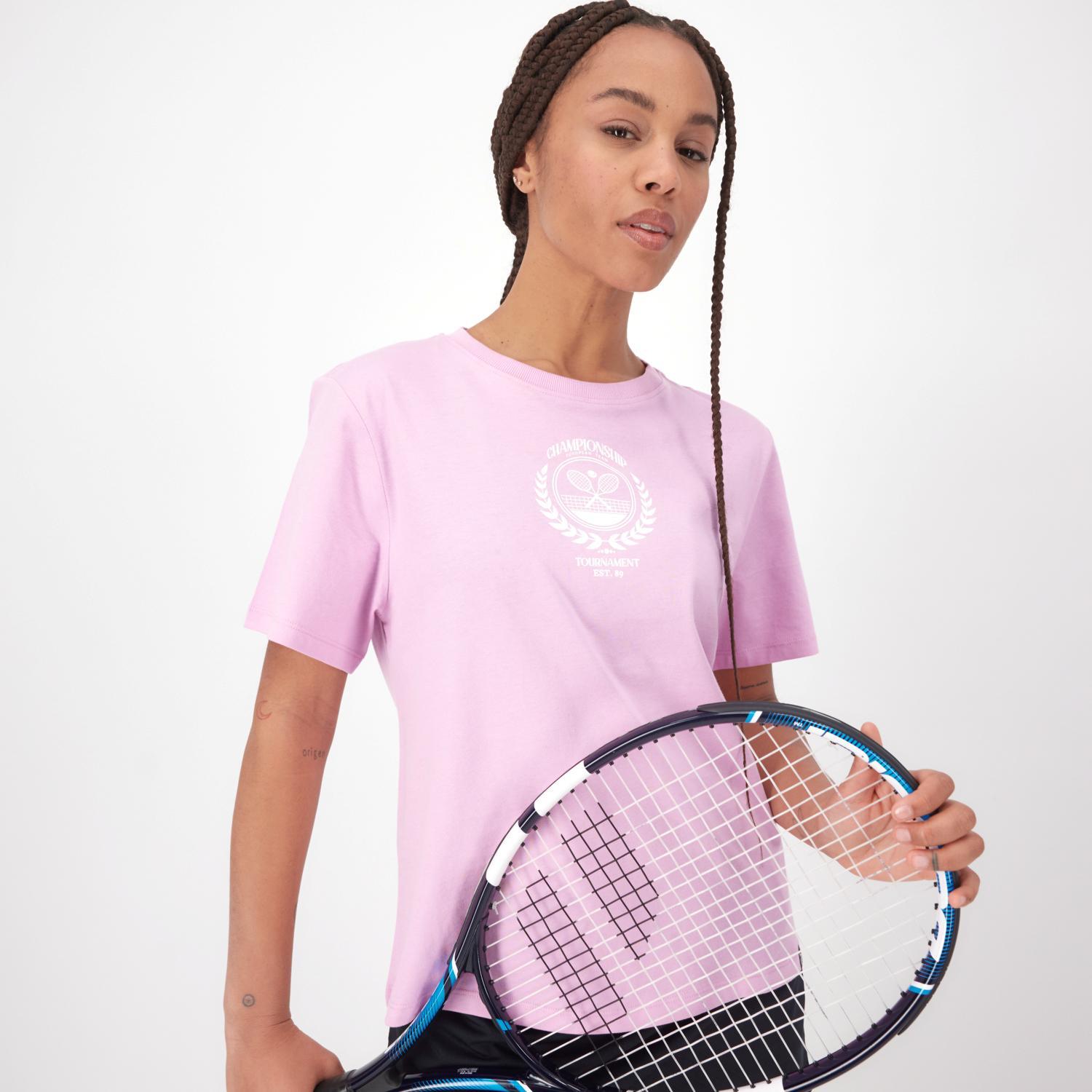 Up Stamps - Rosa - Camiseta Mujer talla S