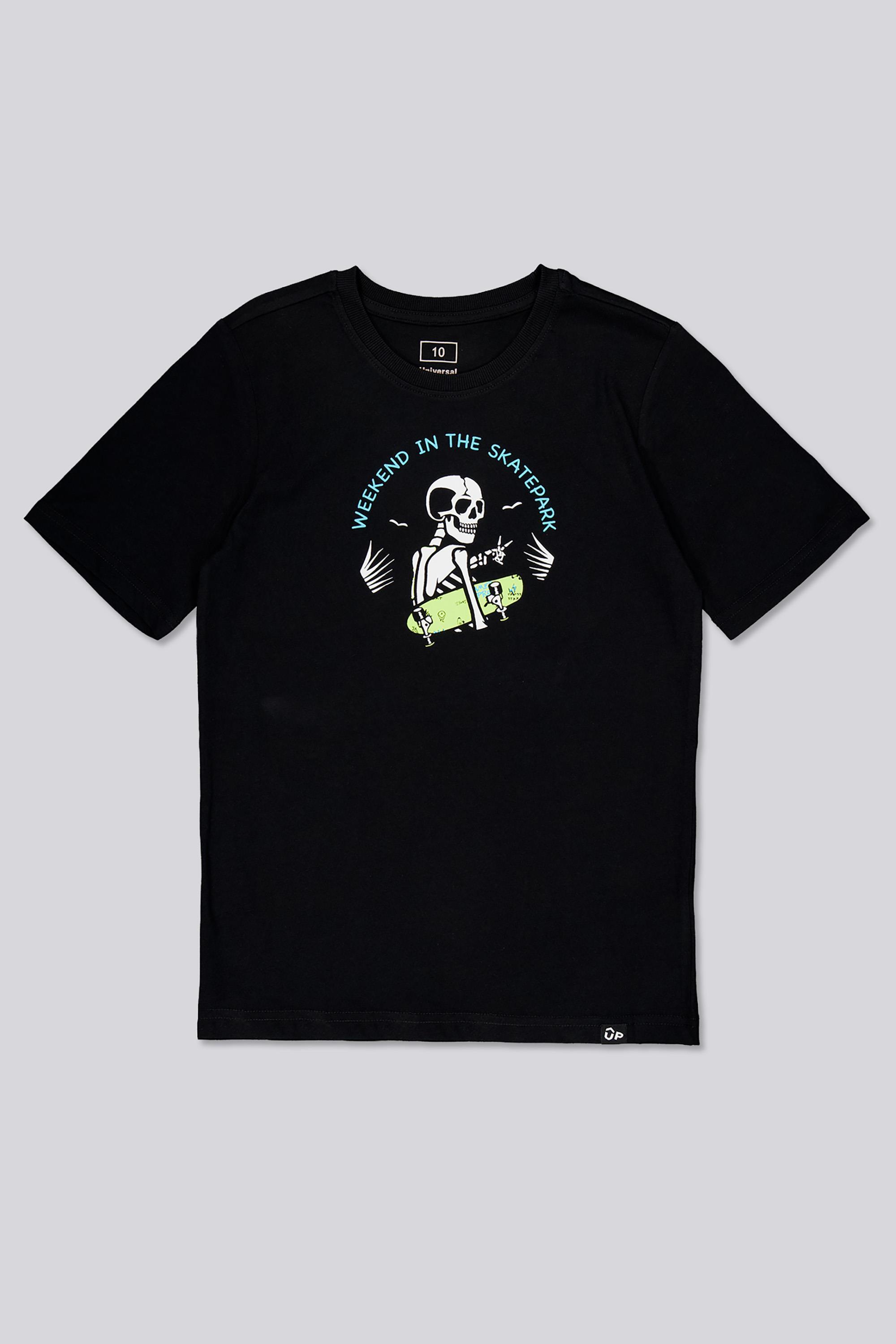 Basic - Negro - Camiseta Niño
