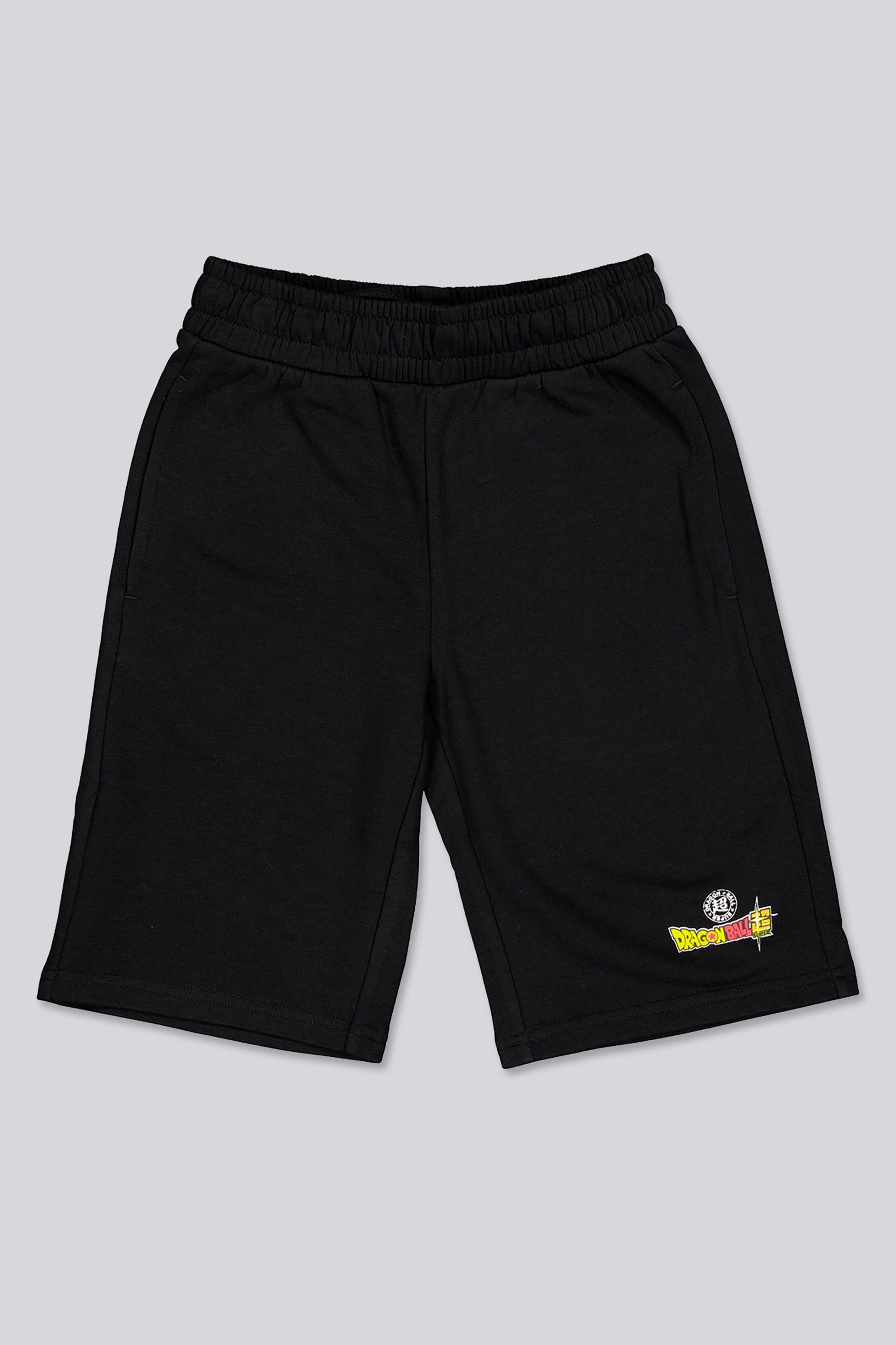 Pantalón Corto Dragon Ball - Negro - Bermuda Deportiva Niño talla 10