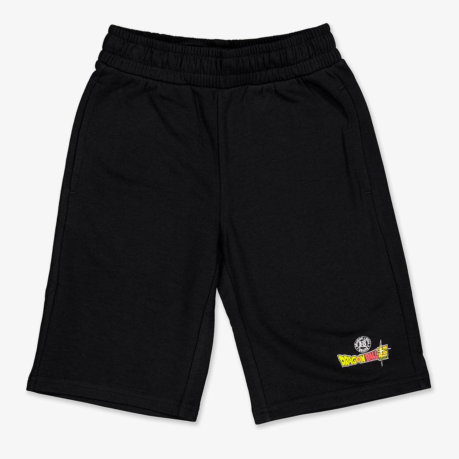 Pantalón Dragon Ball - Negro - Bermudas Niño talla 10