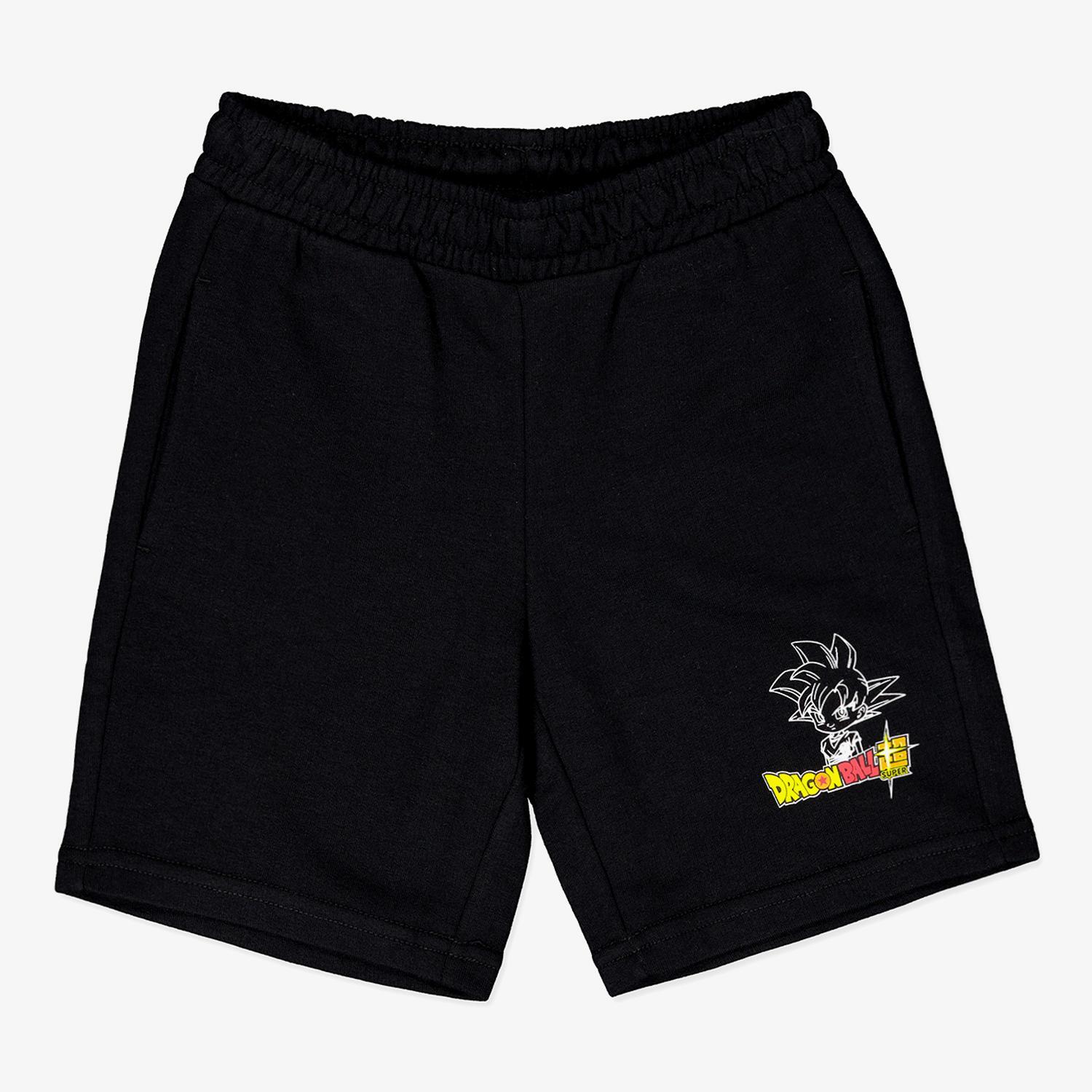 Pantalón Dragon Ball - Negro - Bermudas Niño talla 8