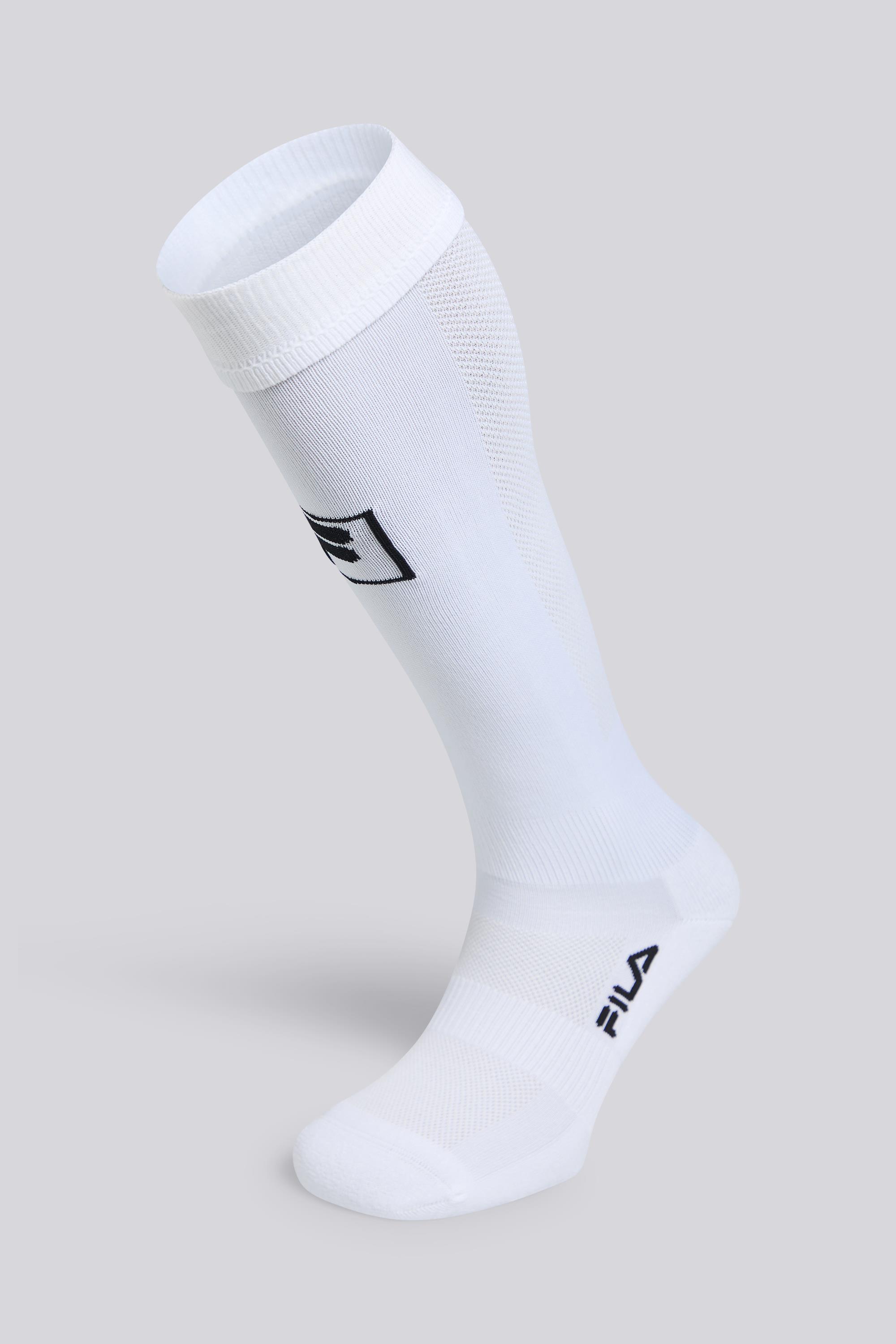 Medias Fila - Blanco - Media Fútbol Hombre talla S