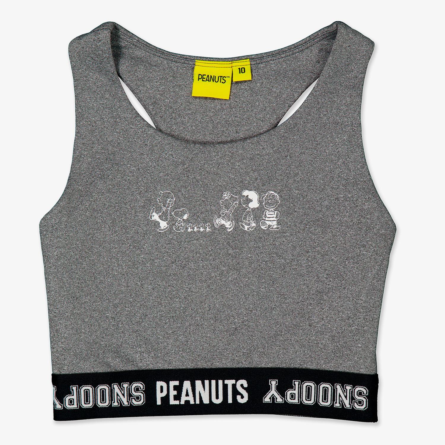 Top Snoopy - Gris - Top Niña Peanuts talla 8