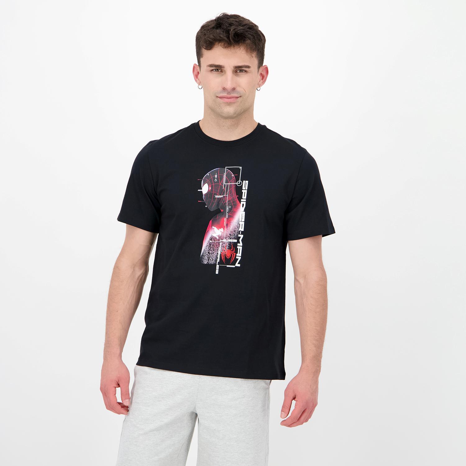 Camiseta Spiderman - Negro - Camiseta Hombre Marvel talla S