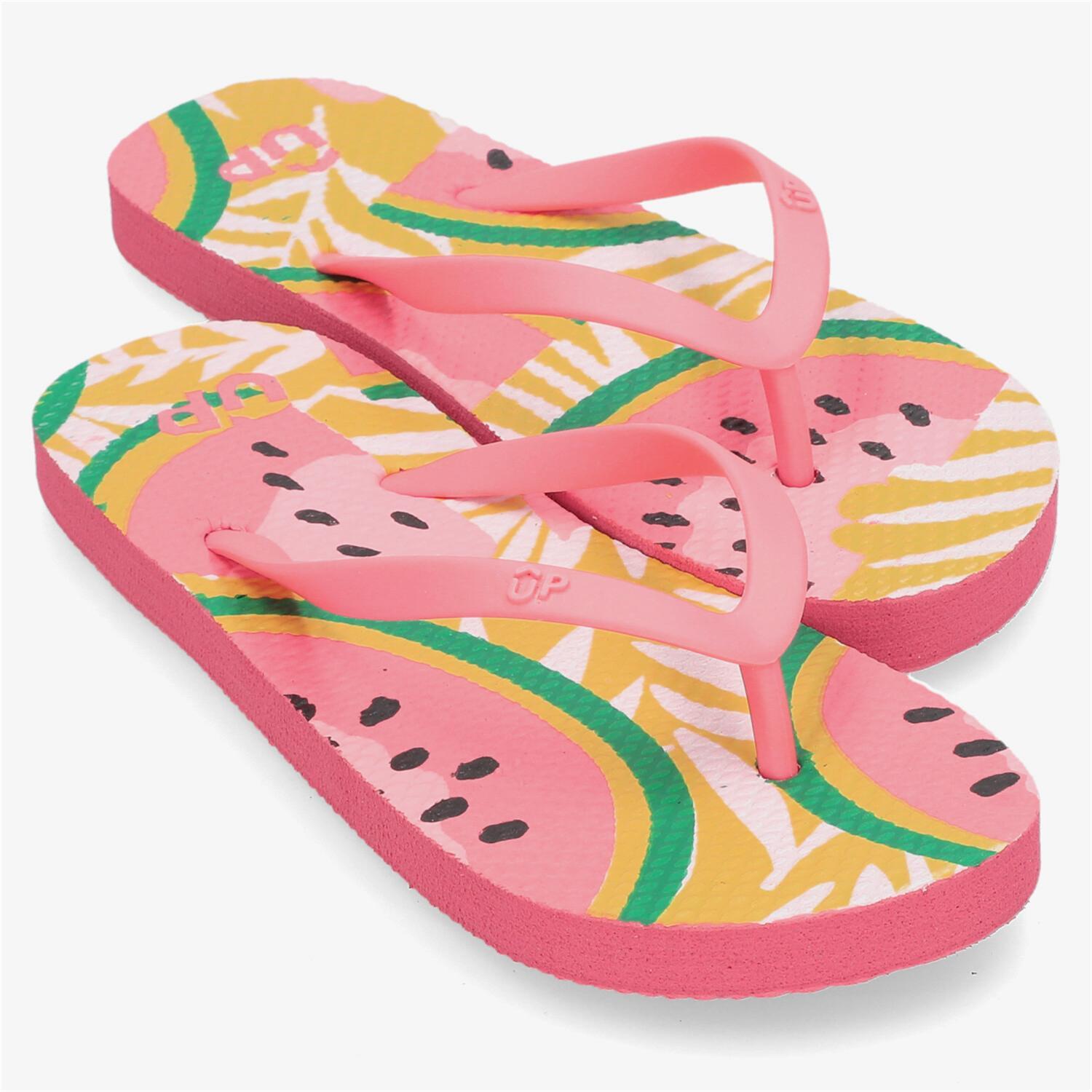 Up Marina - Fucsia - Chanclas Playa Dedo Niña talla 30