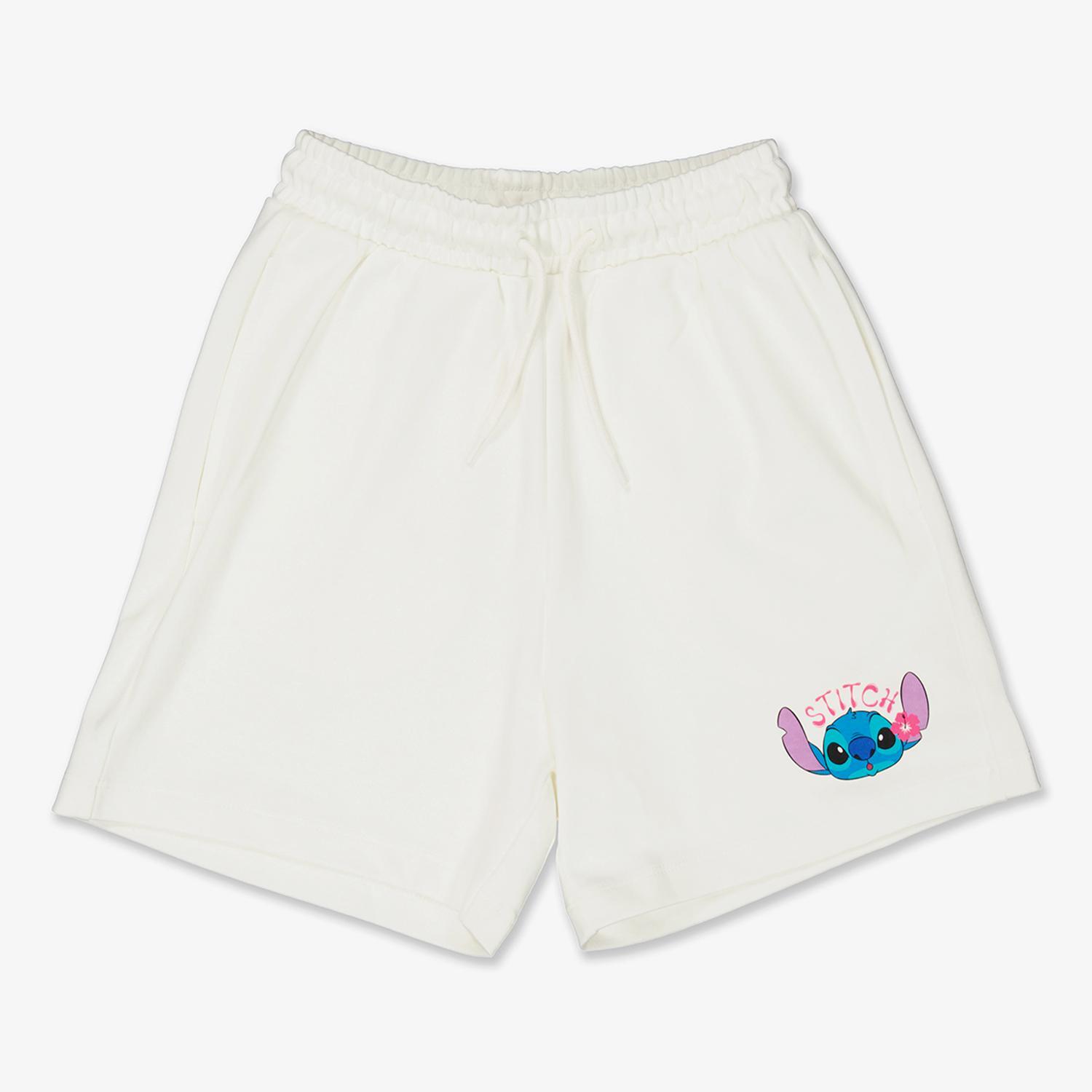 Pantalón Lilo And Stitch - Blanco - Bermuda Niña talla 10