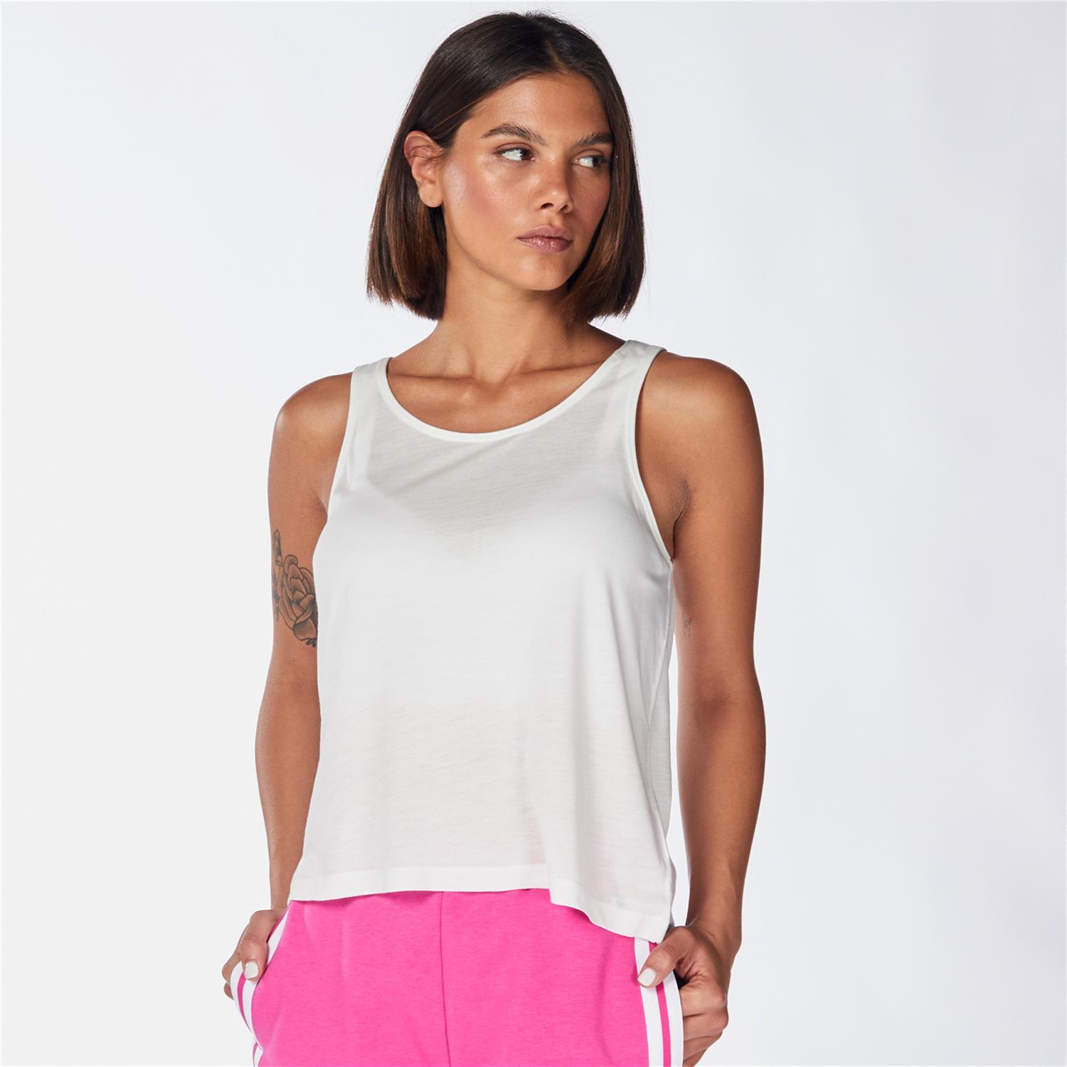 Camiseta Up - Blanco - Camiseta Tirantes Mujer talla M