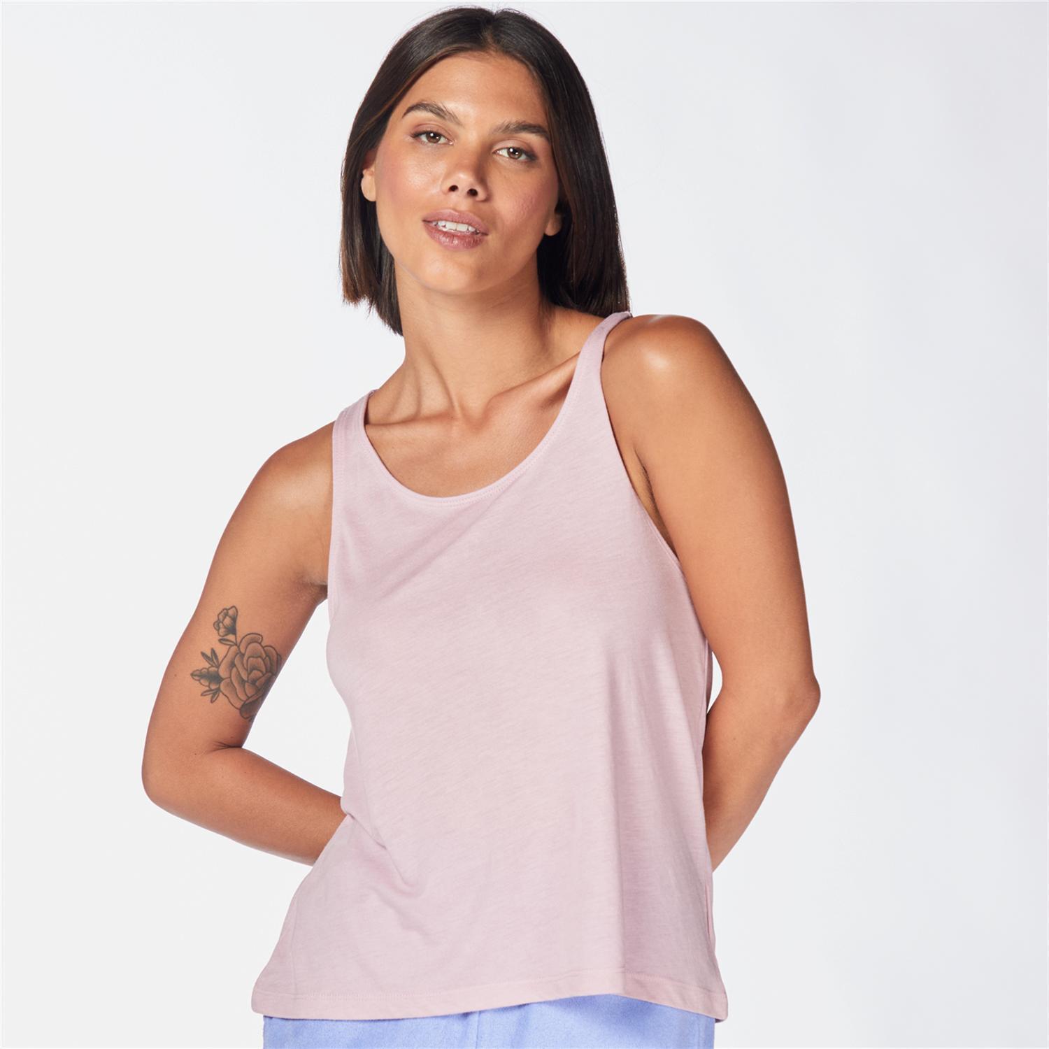 Camiseta Up - Rosa - Camiseta Tirantes Mujer talla 2XL