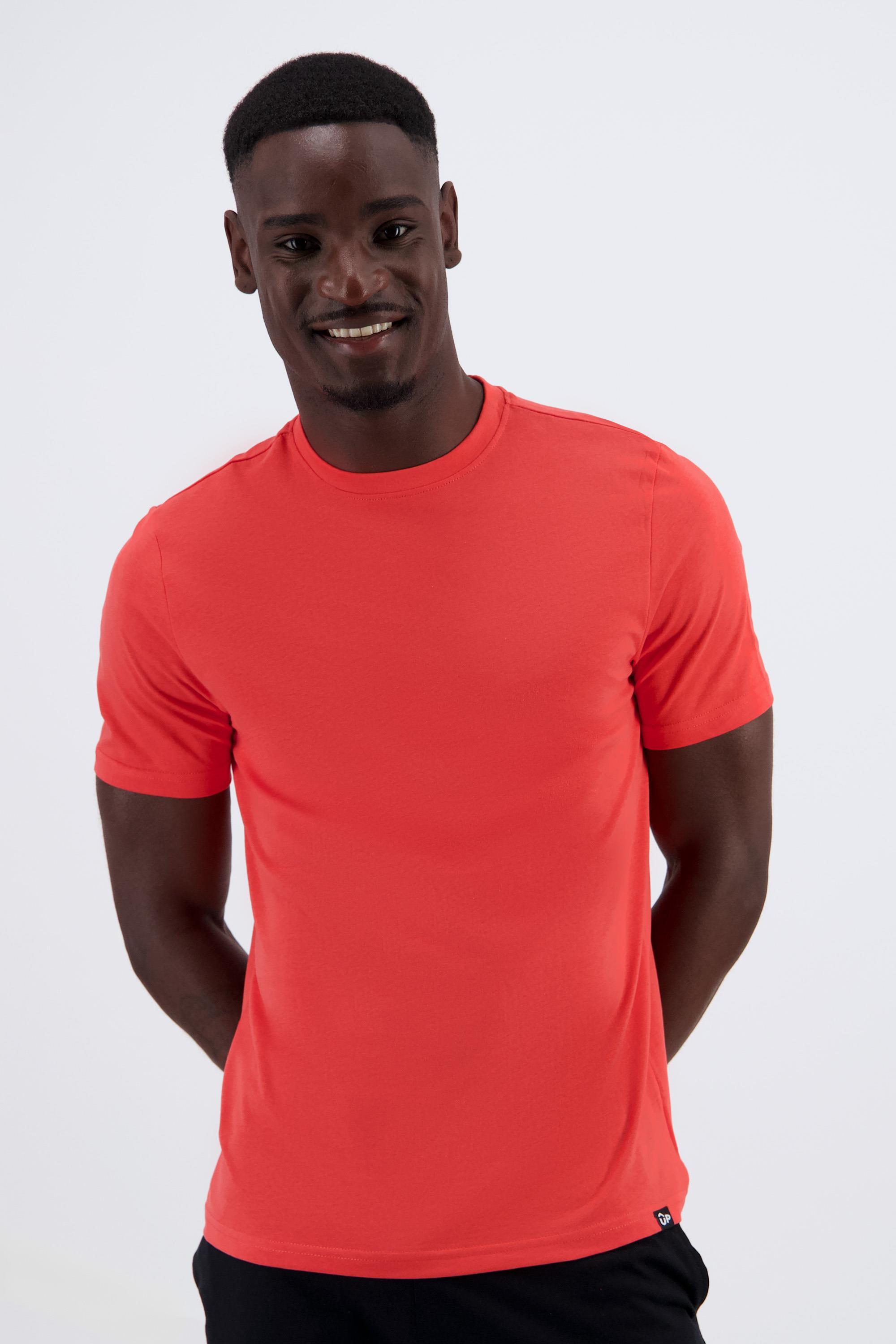 Camiseta Básica Up - Rojo - Camiseta Algodón Hombre talla S
