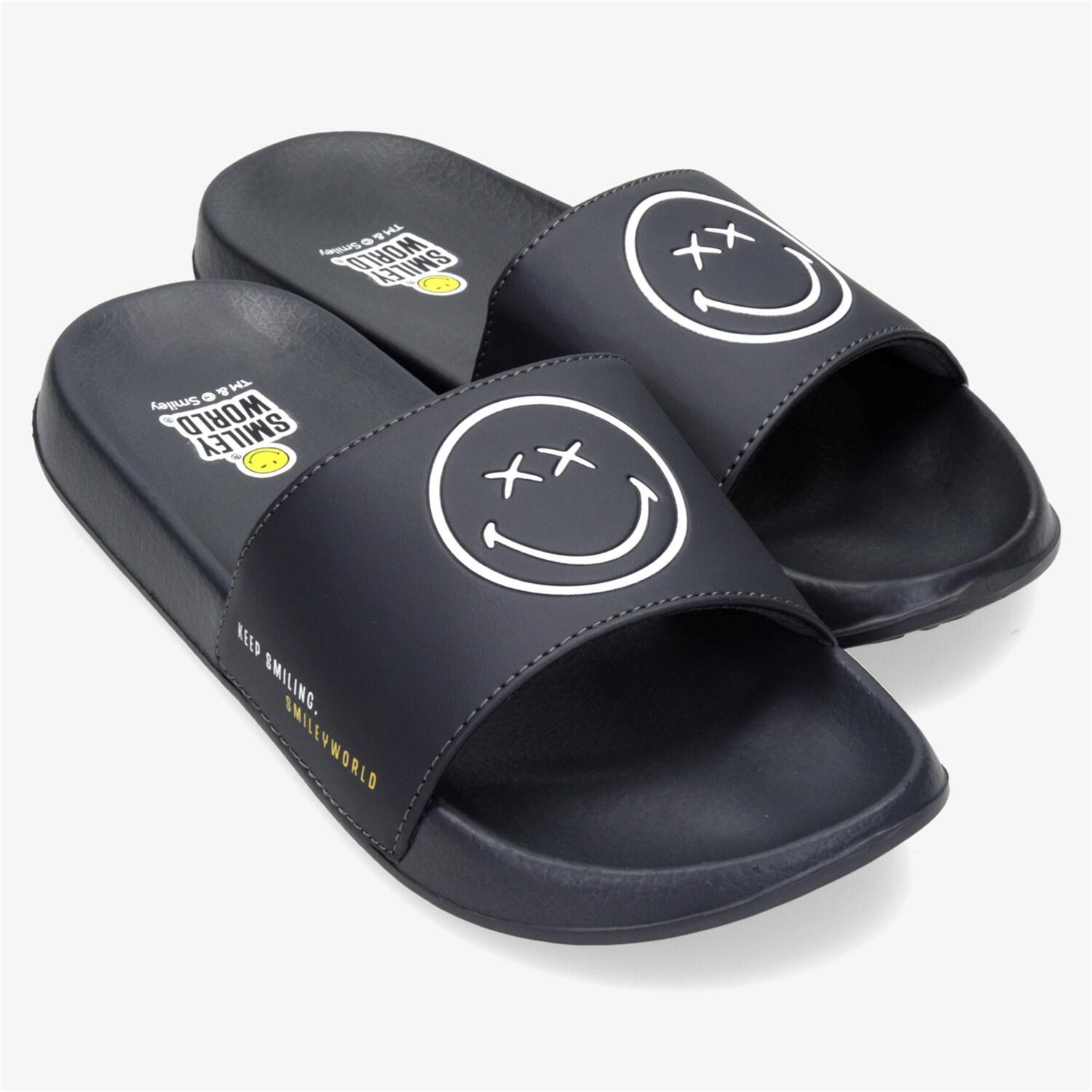 Chanclas SmileyWorld® - Gris - Chanclas Pala Hombre talla 46