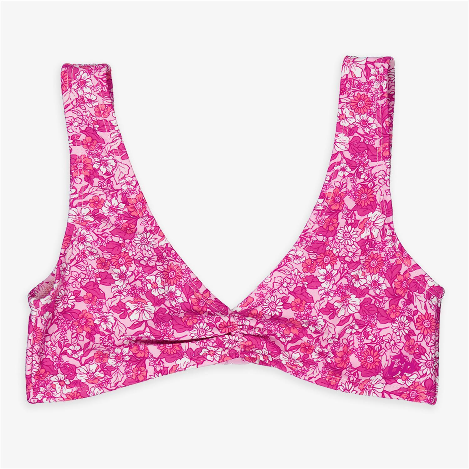 Top Bikini Up - Coral - Top Bikini Niña talla 14