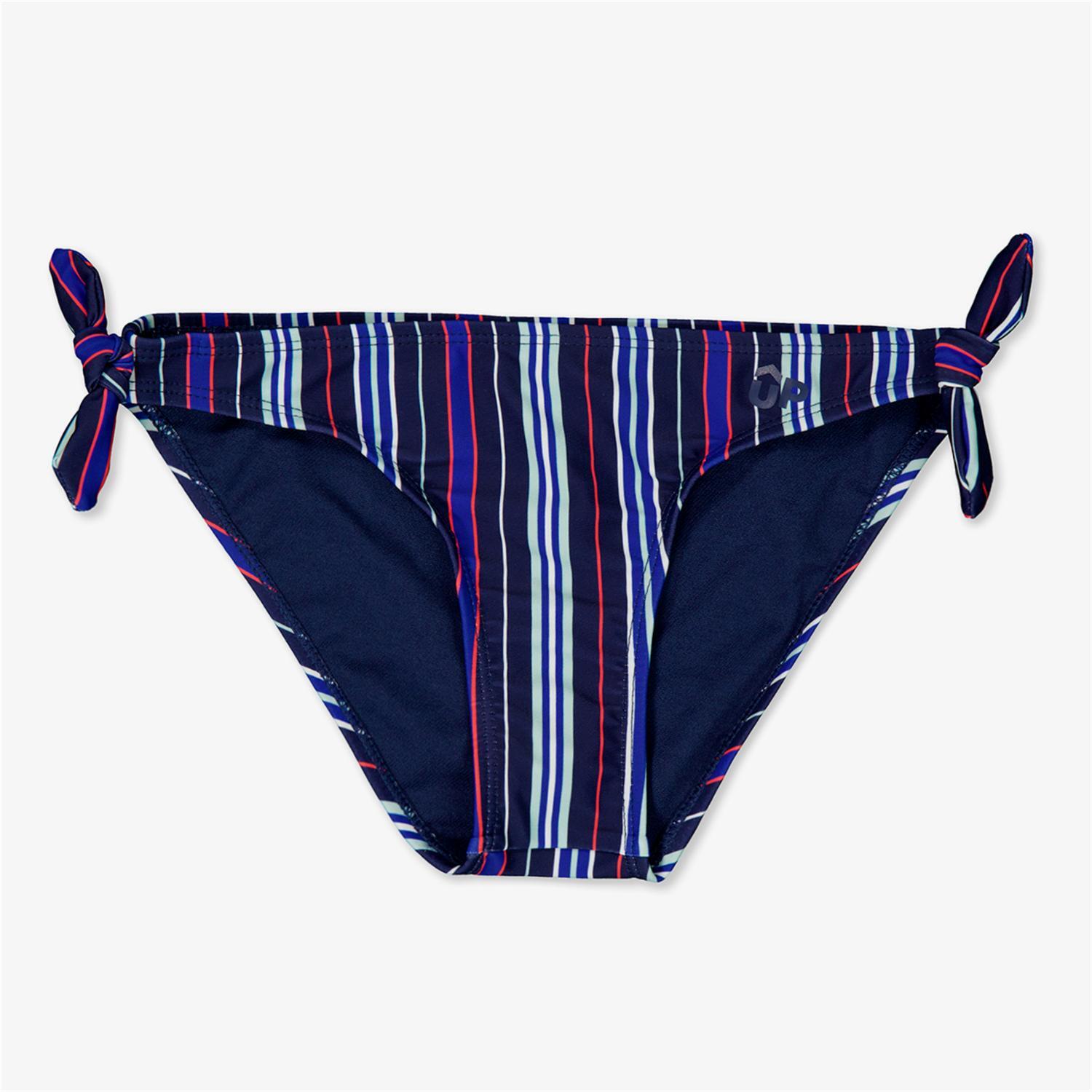 Braguita Bikini Up - Marino - Braguita Bikini Nudos Niña talla 12