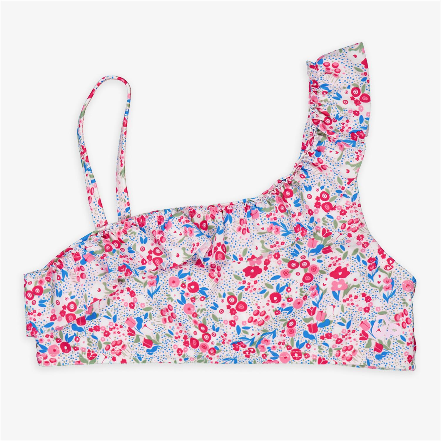 Top Bikini Up - Multicolor - Top Bikini Asimétrico Niña talla 8