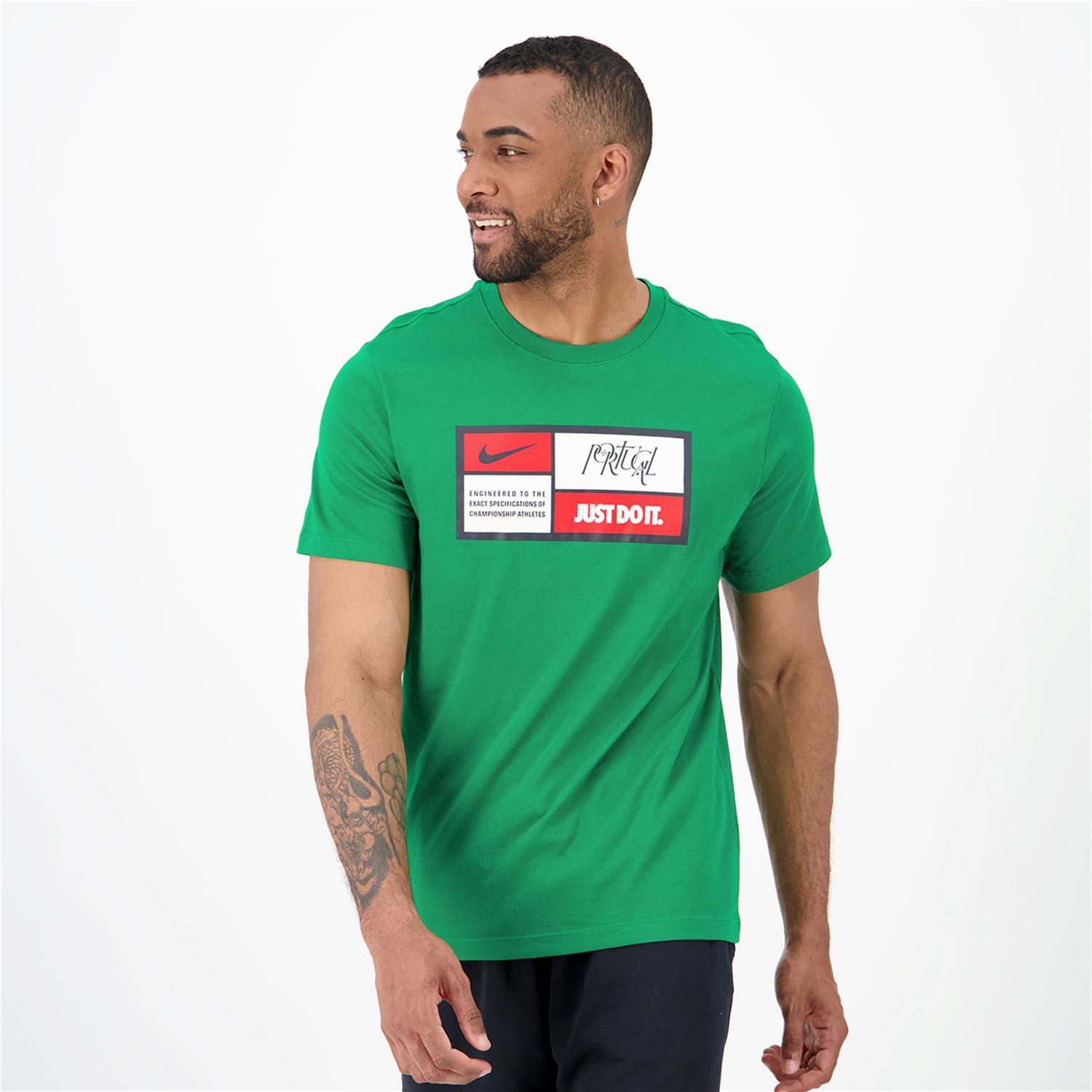 Camiseta Portugal - Verde - Camiseta Hombre talla