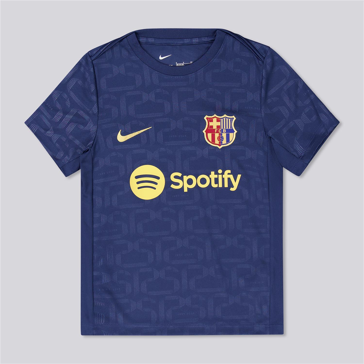 Camiseta FC Barcelona Prematch - Marino - Fútbol Niños talla 12