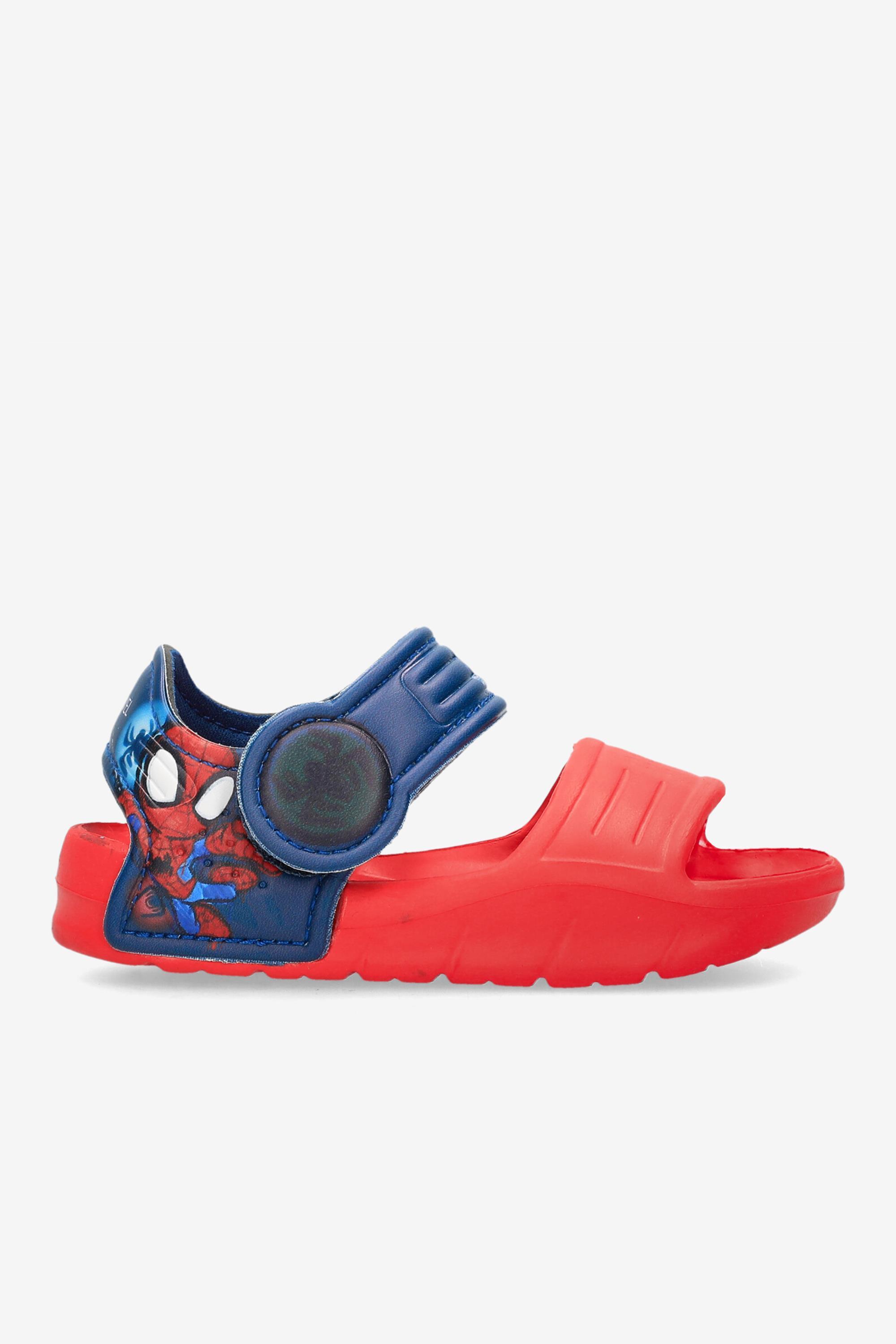 Sandalias Spiderman - Rojo - Sandalias Velcro Niño Marvel