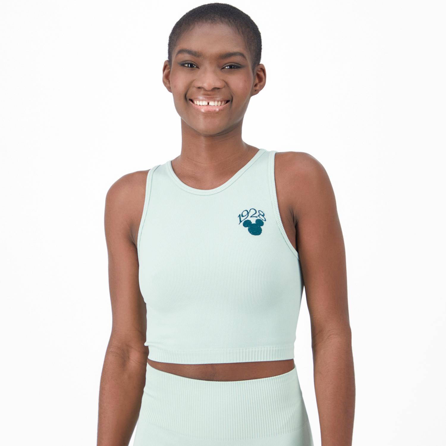 Top Mickey - Verde - Top Crop Disney talla S/M