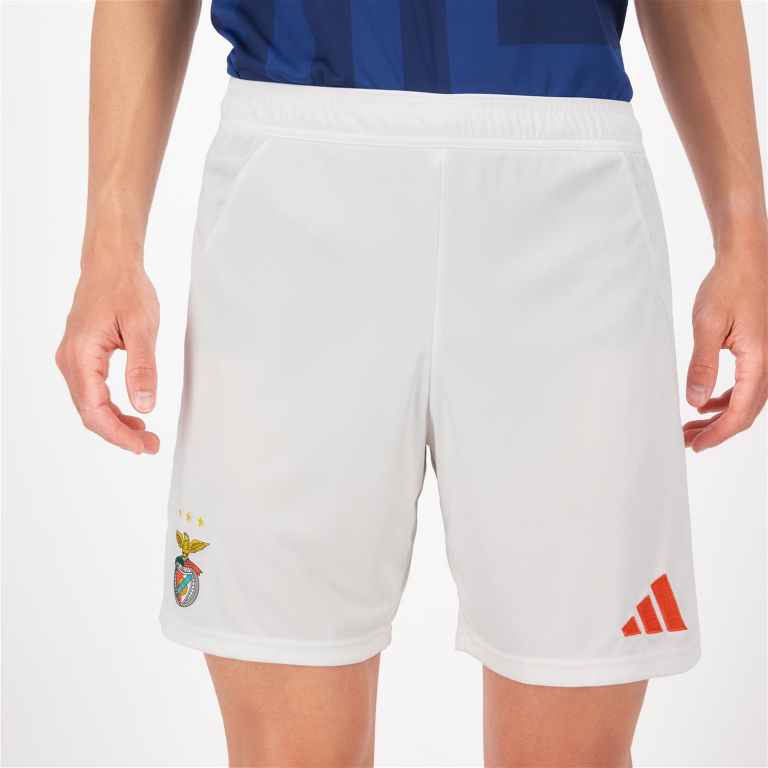 Pantalón SL Benfica 1ª Equip. 24/25 - Blanco - Fútbol Hombre talla M