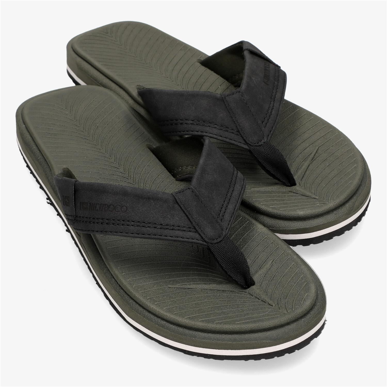 Nicoboco Bicano - Kaki - Chanclas Playa Dedo Hombre talla 41