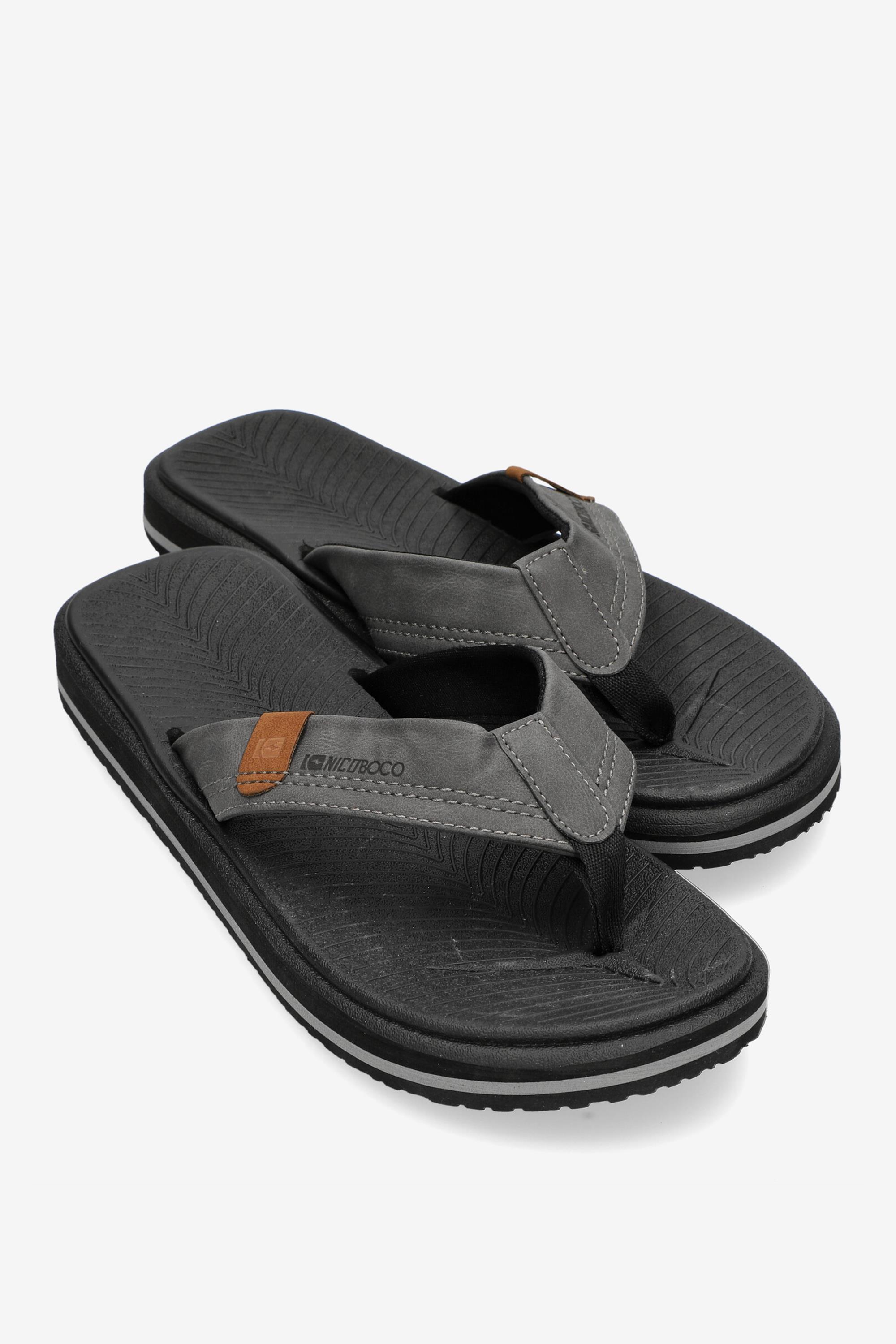 Bicano - Gris - Chanclas Playa Dedo Hombre