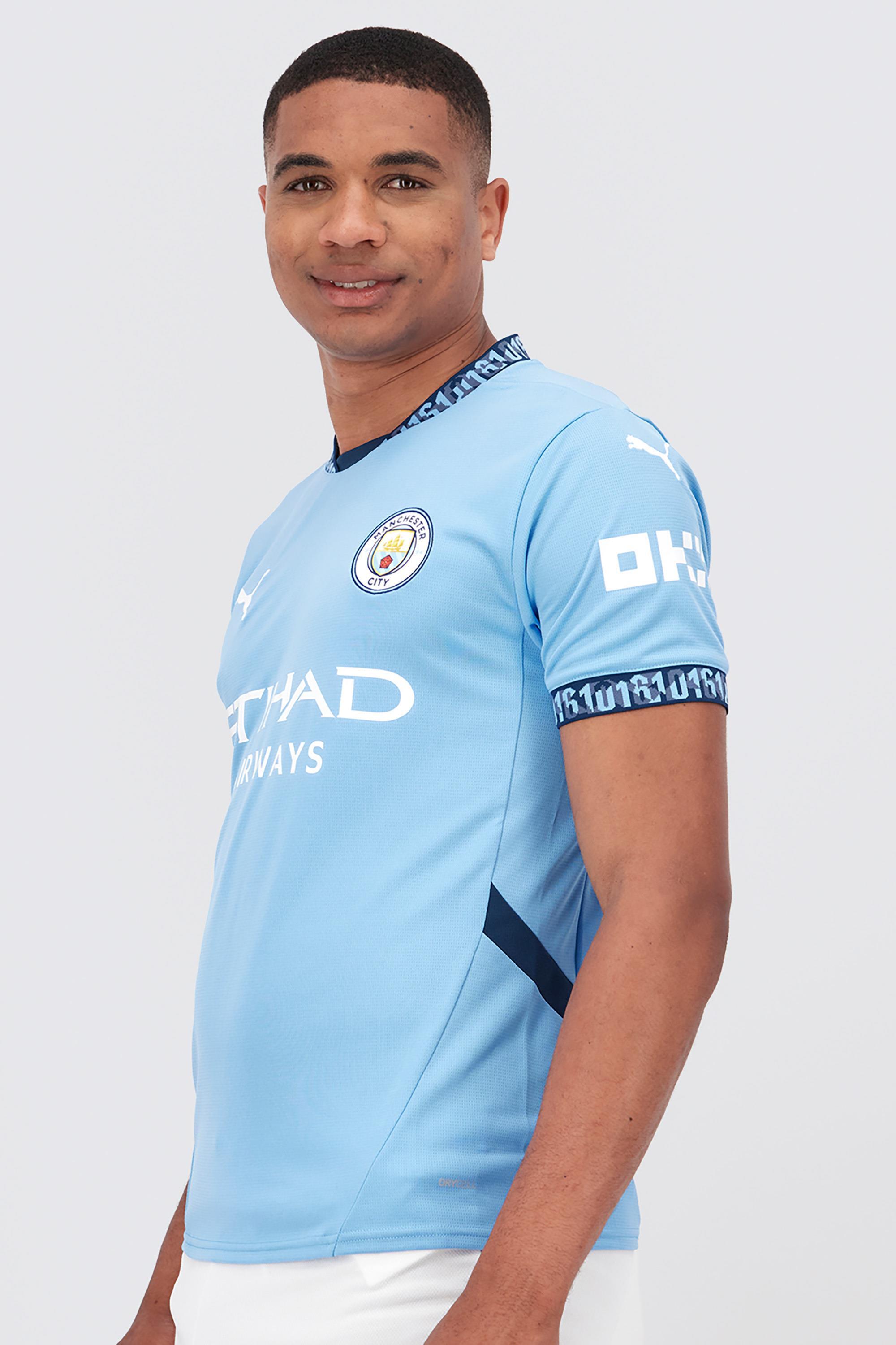 Camiseta Man. City 1ª Equip. - Azul - Fútbol Hombre MKP talla