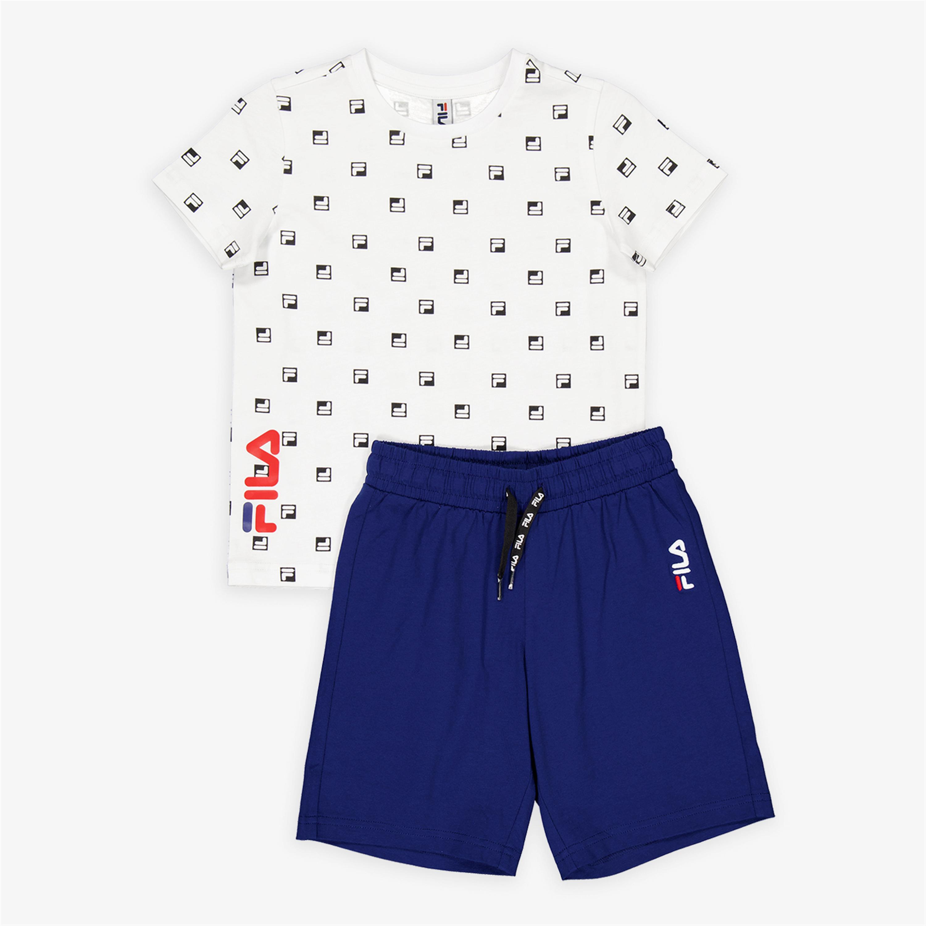 Conjunto Fila - Blanco - Conjunto Niña talla 8