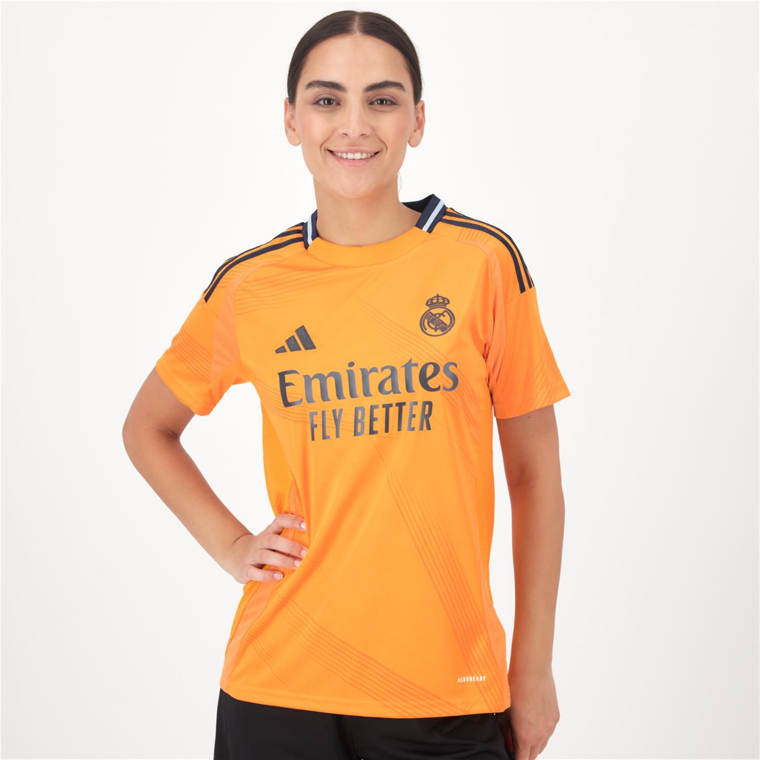 Camisola Real Madrid 2º Equip. 24/25 - Branco - Mulher tamanho M