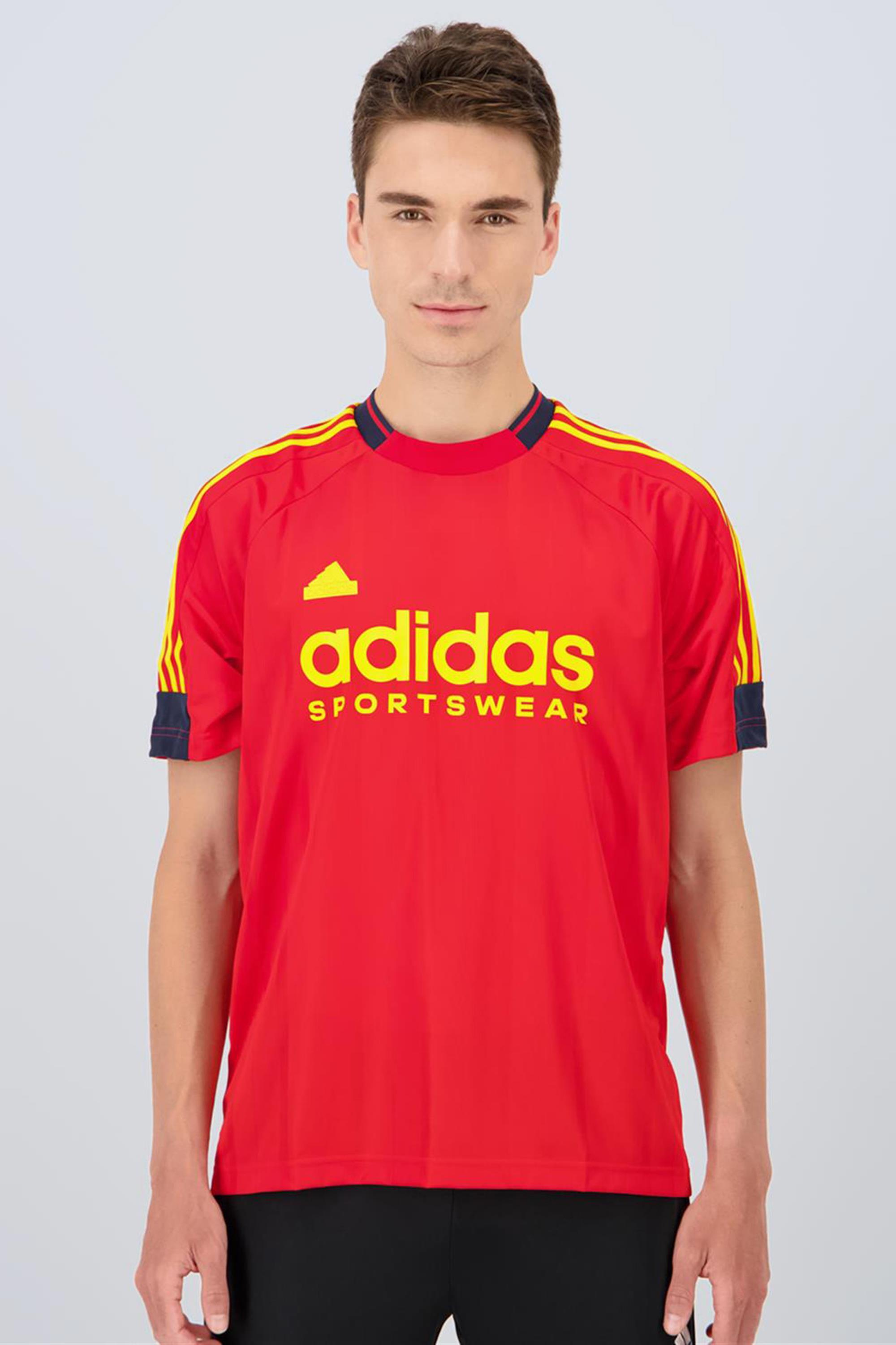 Camiseta adidas Rojo Camiseta Hombre Sprinter