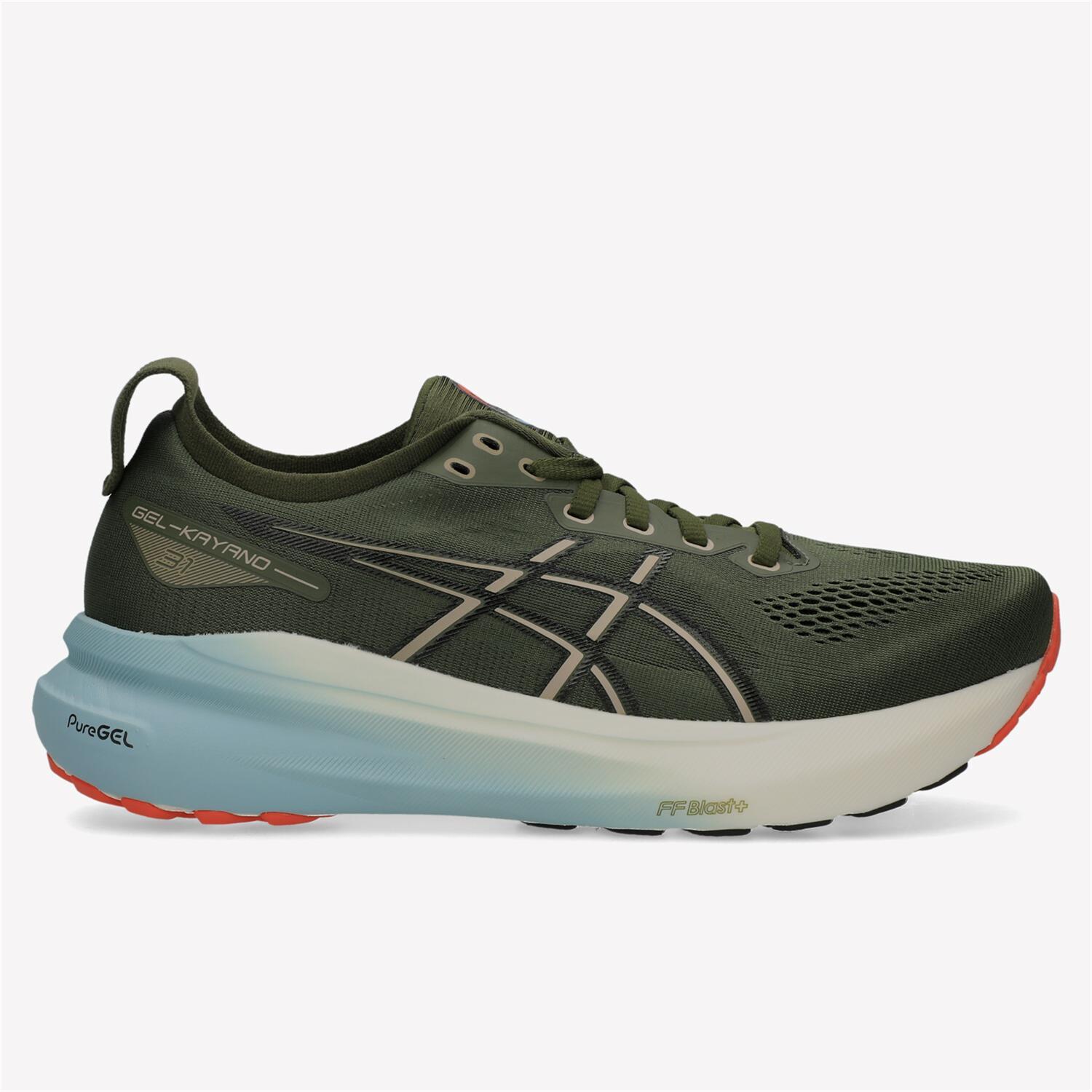 Asics Gel-Kayano 31 - Caqui - Sapatilhas Running Homem tamanho 43.5