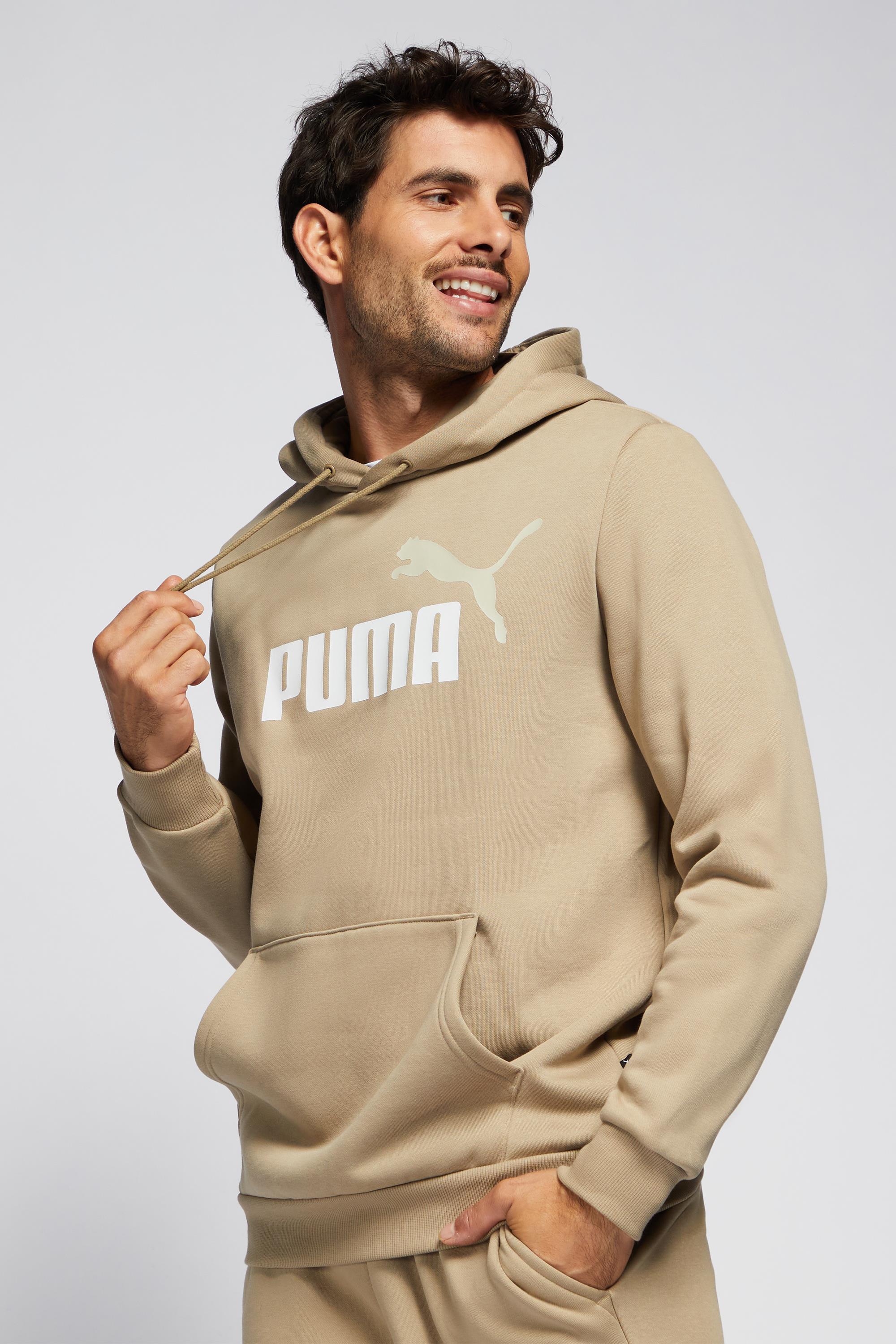 Ess - Marrón - Sudadera Capucha Hombre talla