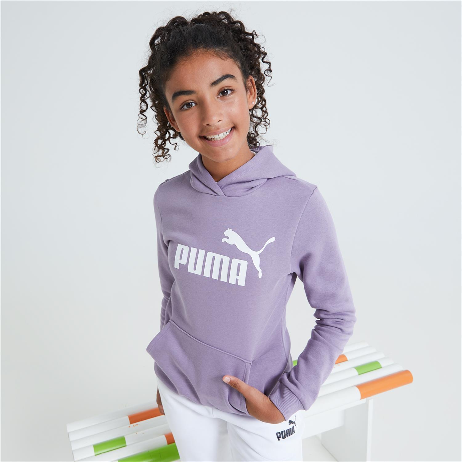 Sudadera Puma - Negro - Sudadera Capucha Niña talla 4