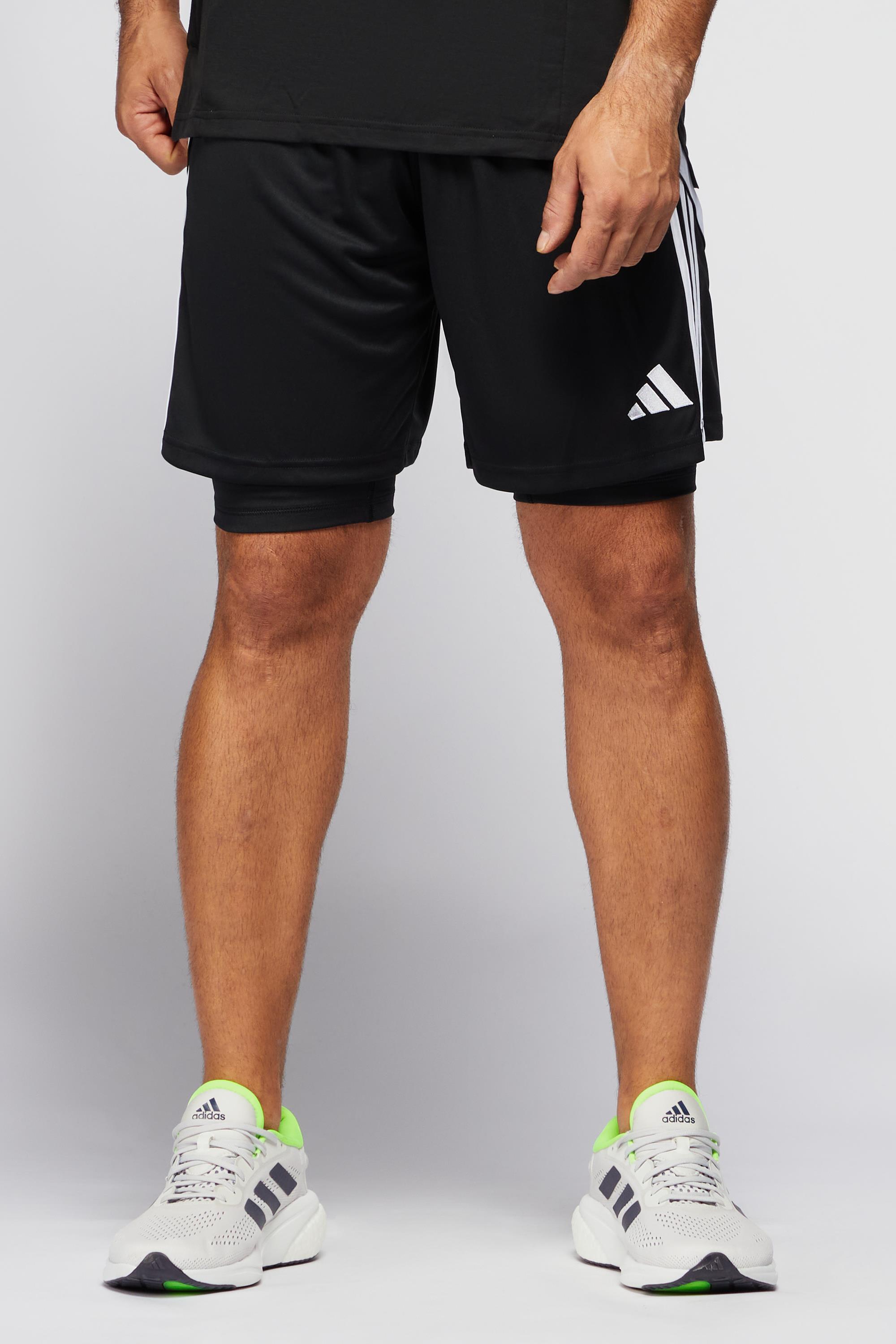 Pantalón corto entrenamiento Tiro 24 2-in-1 Black / White Hombre