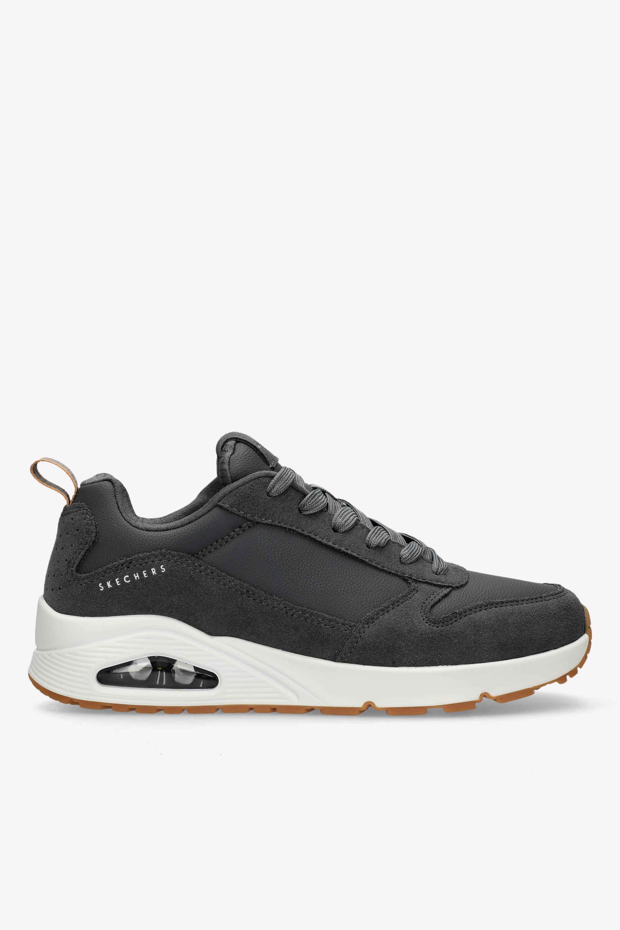 Skechers Uno Stacre - Gris - Zapatillas Cámara Aire Hombre