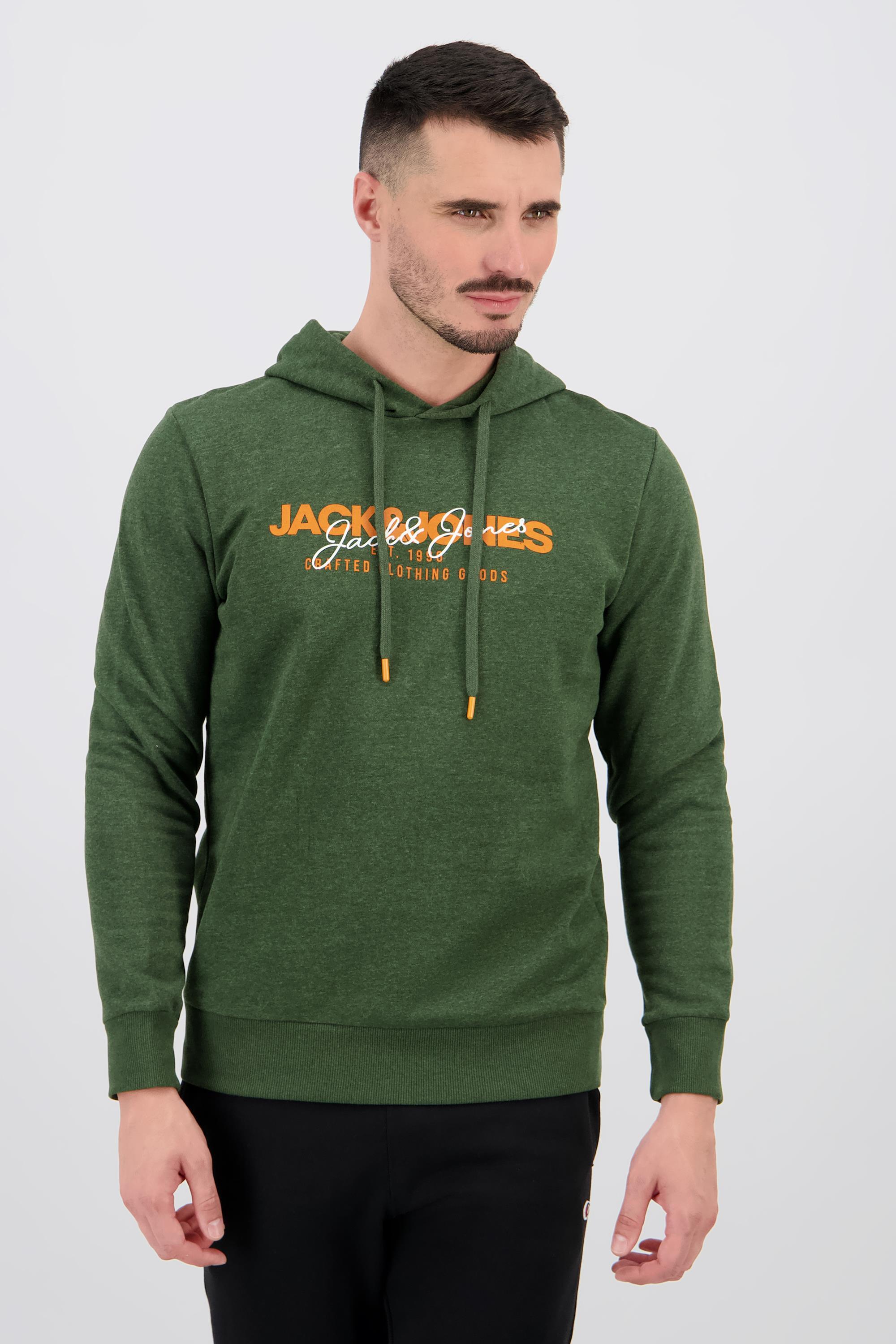 Sudadera Jack & Jones - Verde - Sudadera Capucha Hombre talla