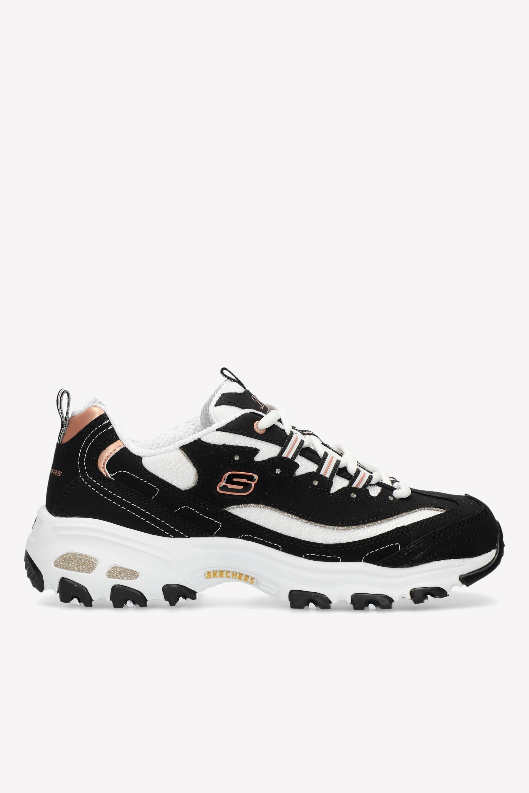 Skechers D´Lites Negro Zapatillas Chunky Mujer Sprinter