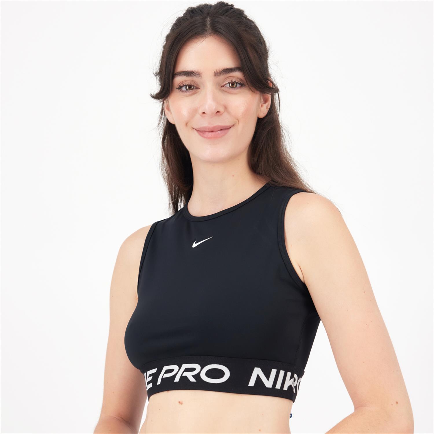 Nike Pro 365 - Negro - Top Deportivo Mujer talla XS